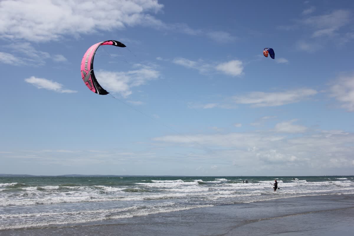Wittering offers some of the best conditions for kite surfing anywhere in the UK