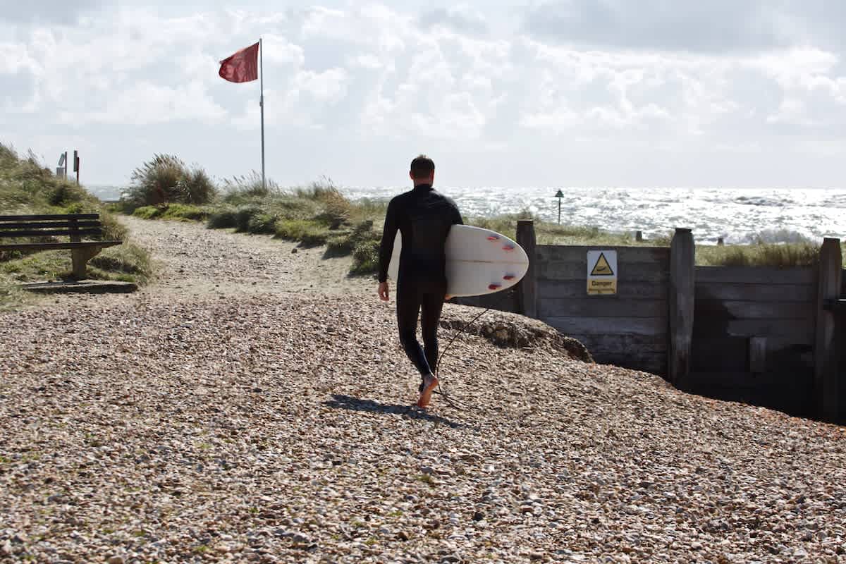 West Wittering Beach is a favourite for surfers