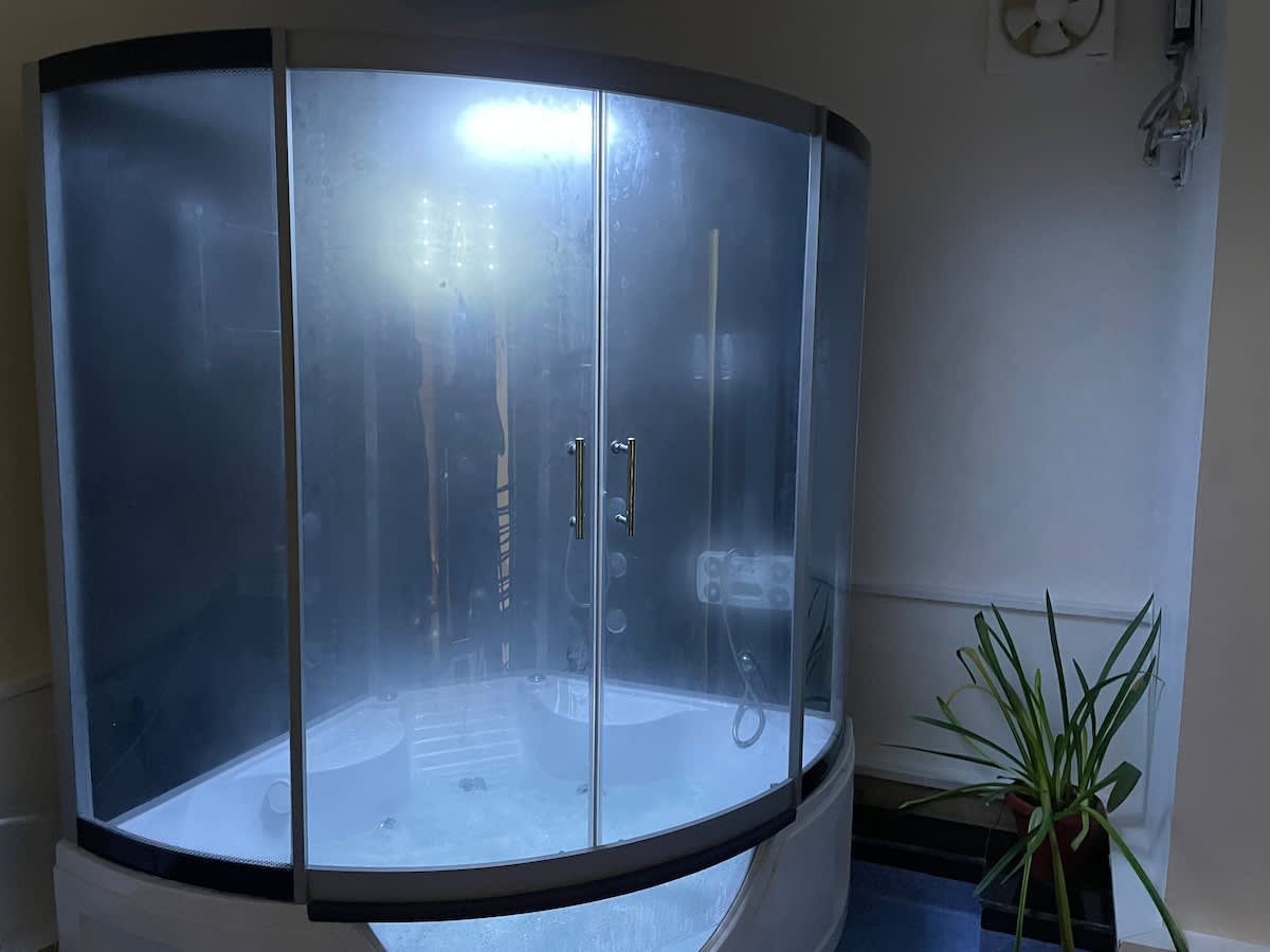 Soak in the steam bath and reinvent yourself.