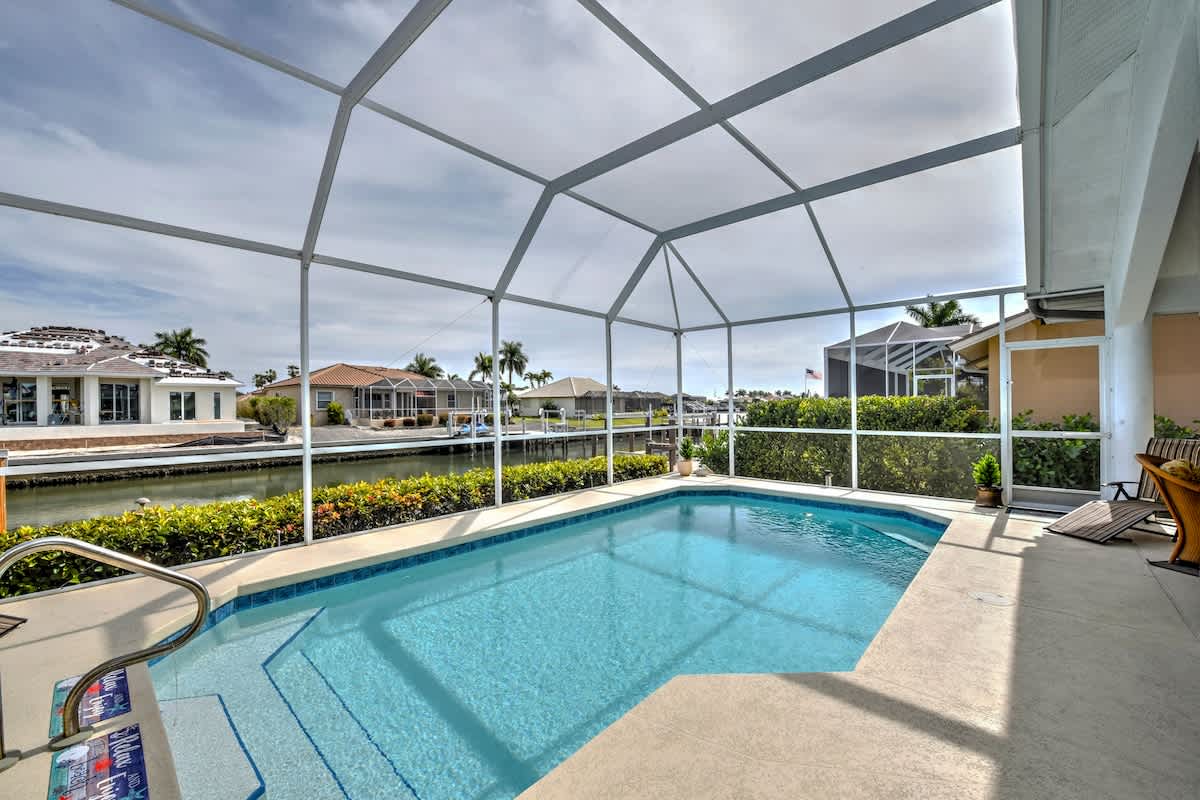 Coastal Canal Home 2 King Beds, Pool, & Kayaks! — Marco Island, FL — vacation rental