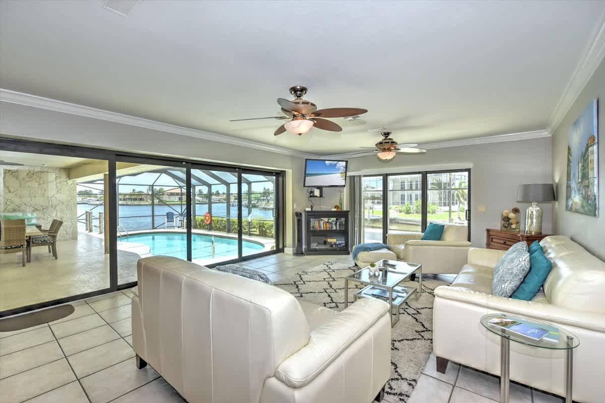 Southern Exposure Home W/ Expansive Canal Views! — Marco Island, FL — vacation rental