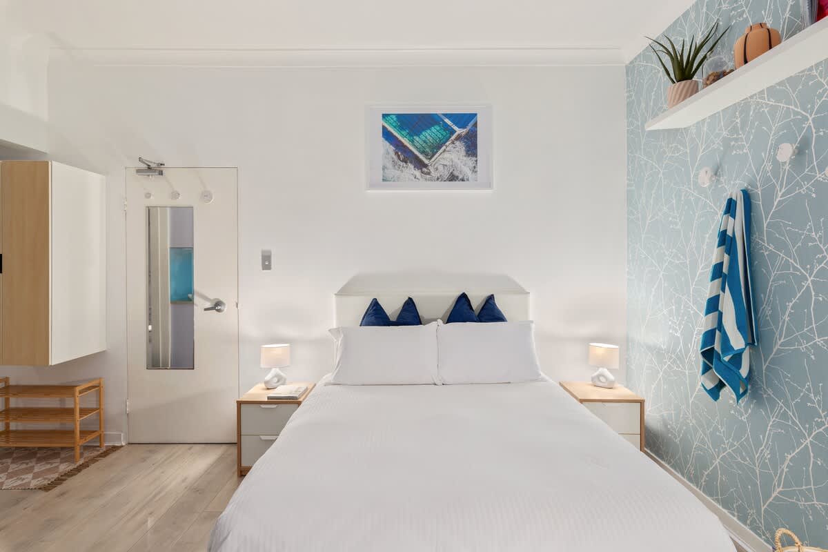 Beach front ocean breeze studio with aircon