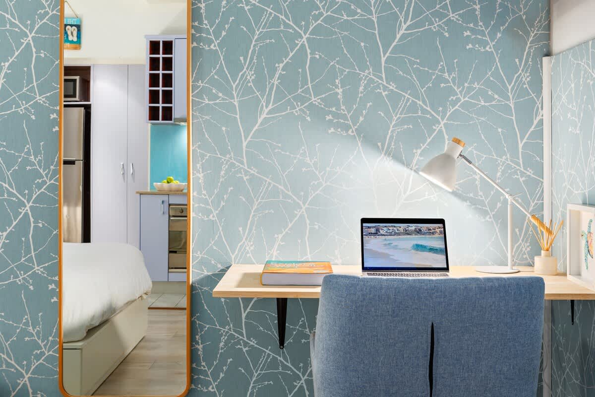 Beach front ocean breeze studio with aircon