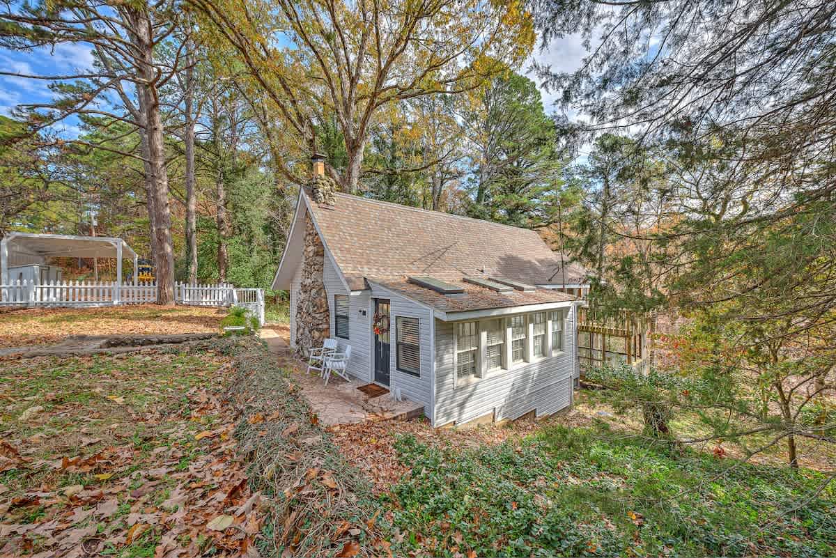 Nestled in the wood, this luxury hideaway will nourish your soul; the perfect place to get away and relax.