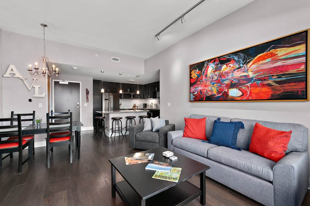 2BR Condo w/ Balcony + Free Tix | Walk to Downtown — Asheville, NC — vacation rental
