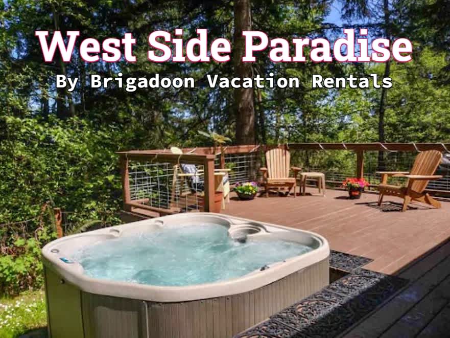 WS Paradise Tranquil Woodsy Escape with Hot Tub — Port Angeles West, WA — vacation rental