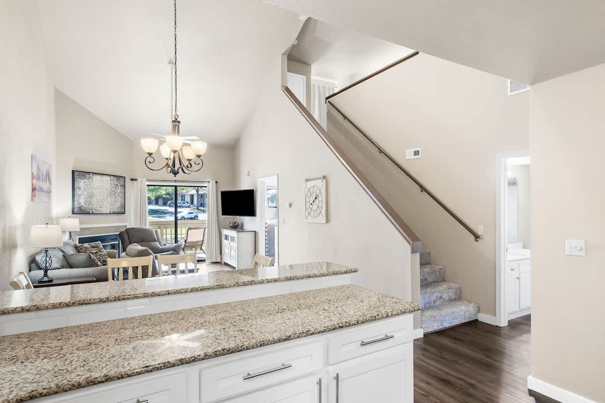 View from the kitchen.