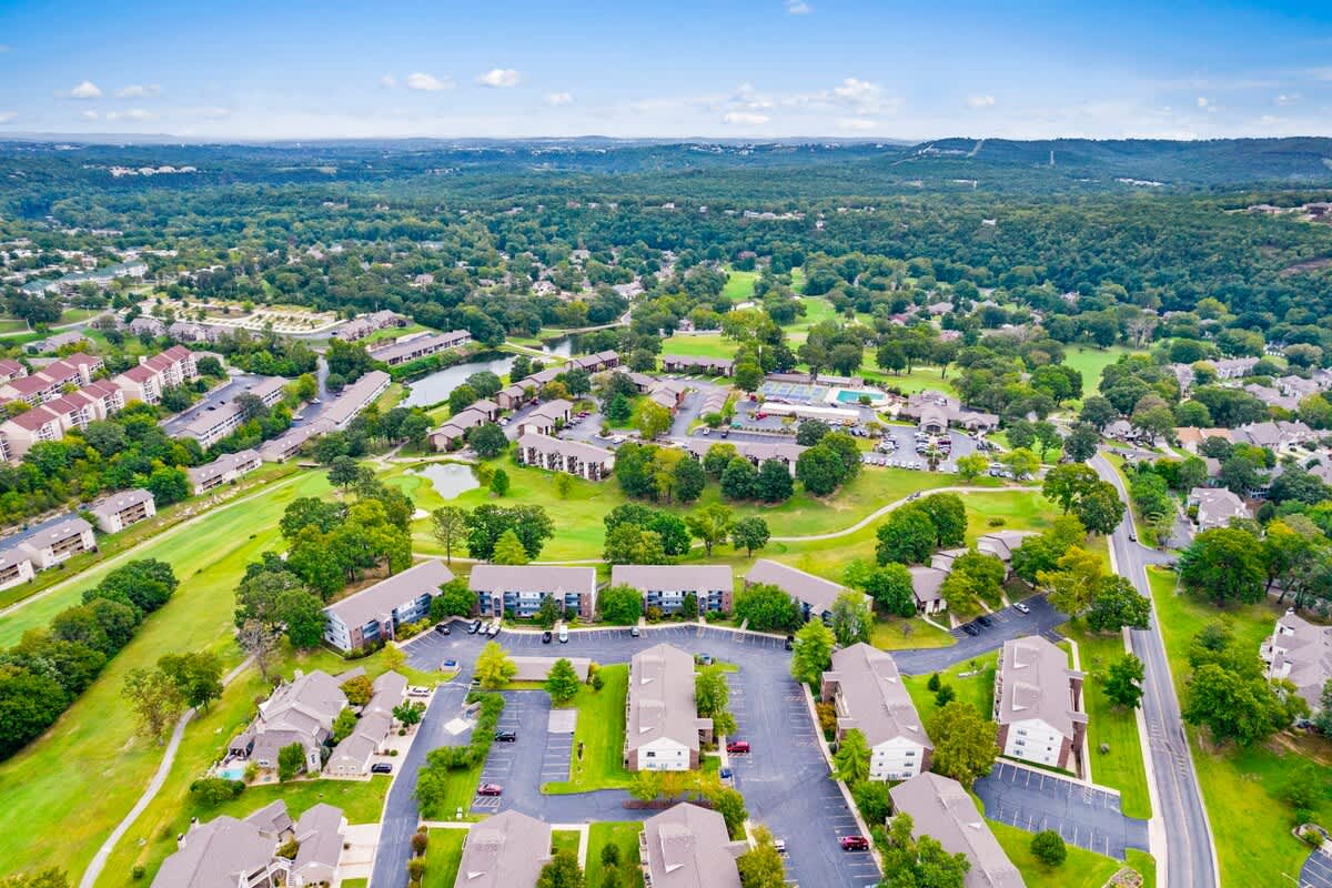 View of resort and condo area