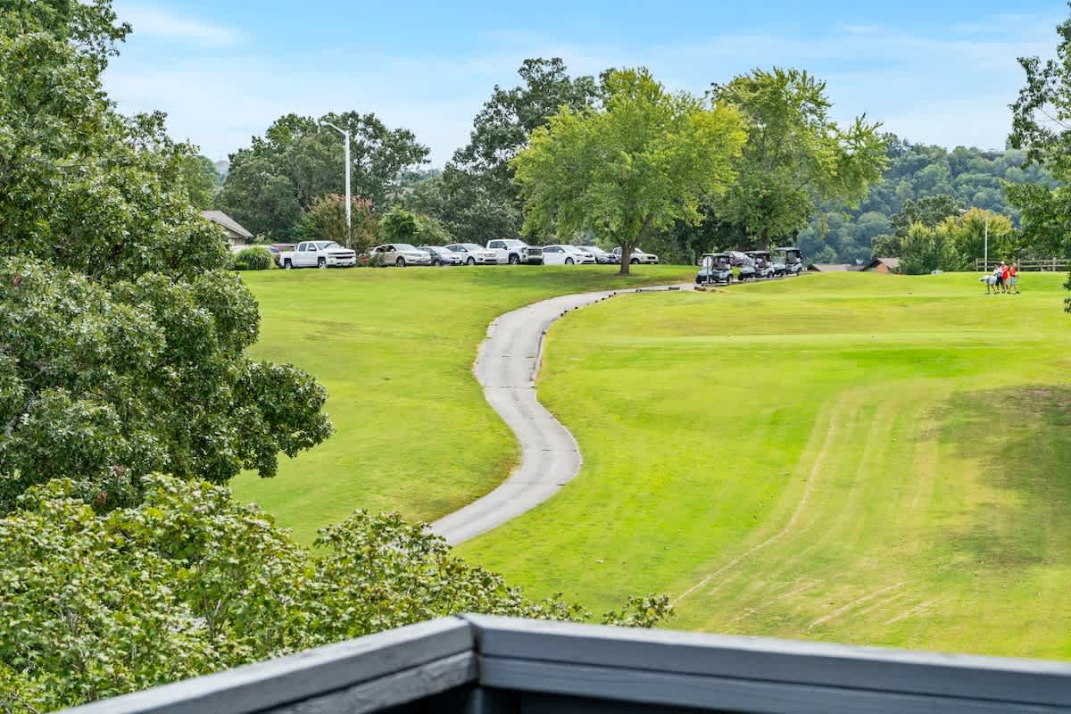 View from private balcony