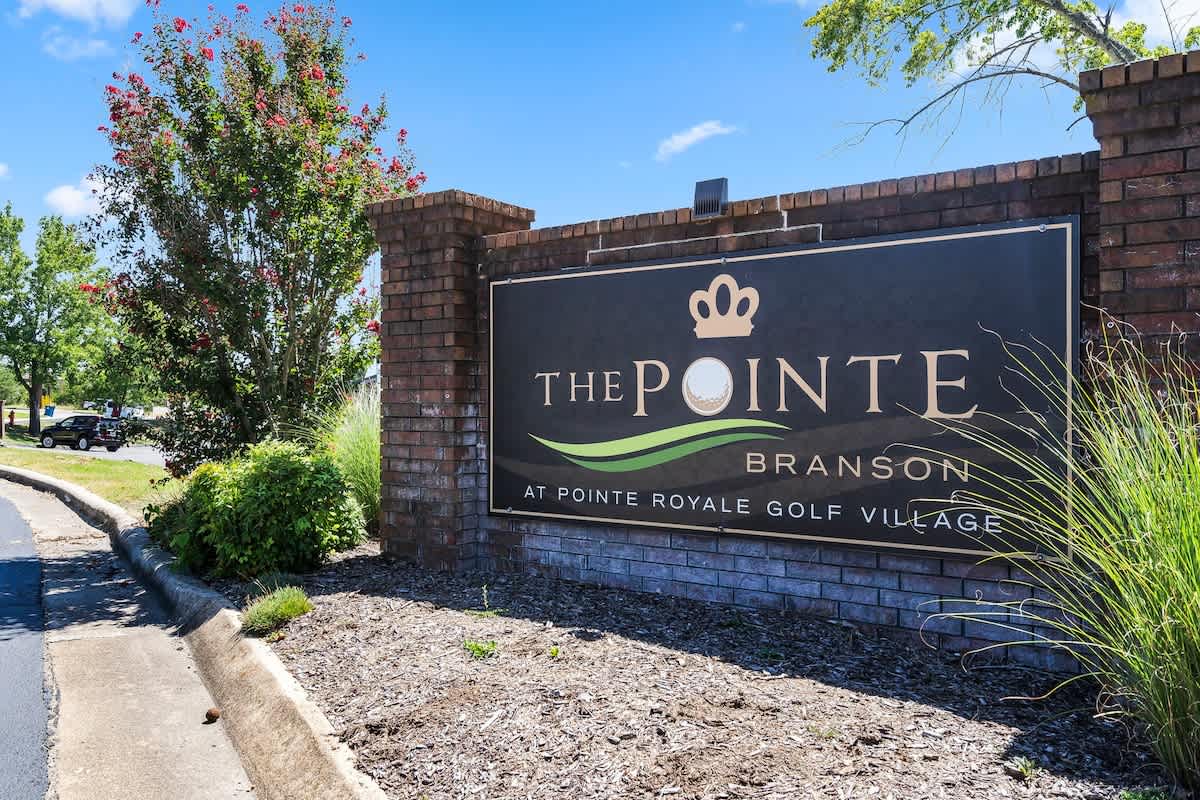 Entrance to Pointe Royale, gated and 24 X7 security guards