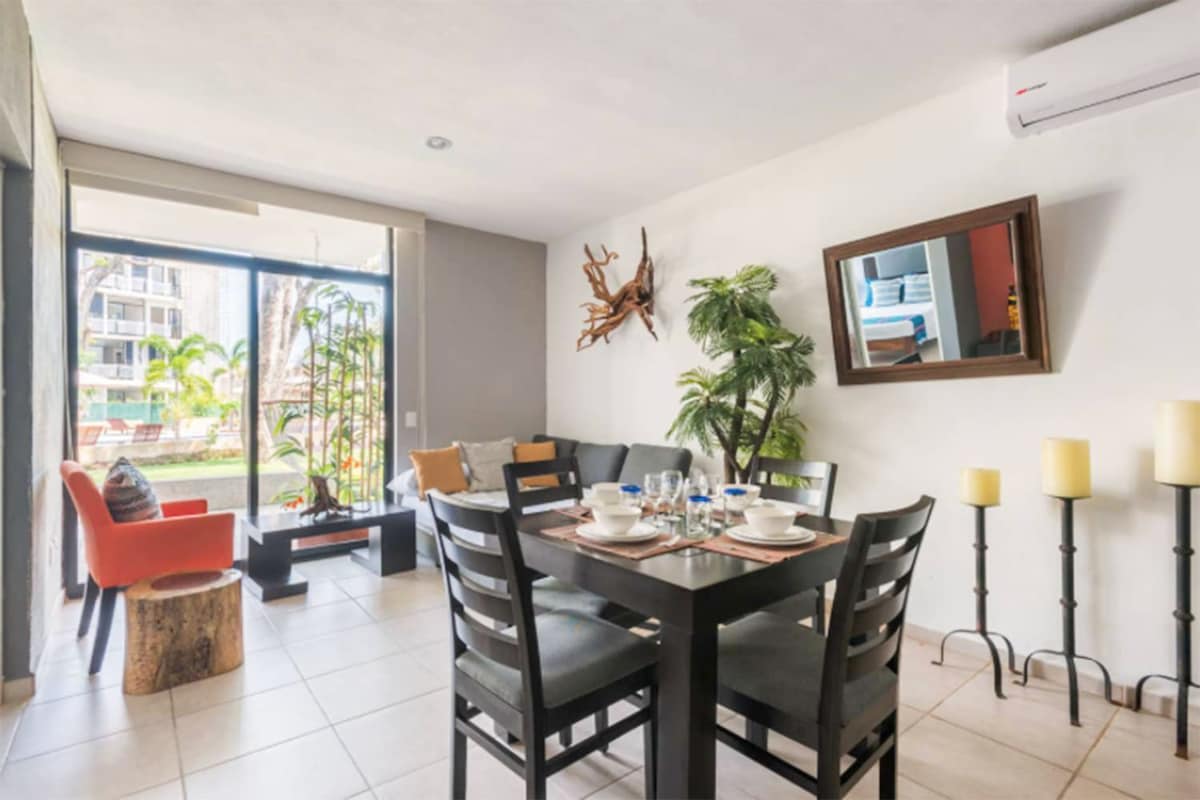 Garden View Apt: Private Patio, Pool, Near Beach — Puerto Vallarta, Jalisco — vacation rental