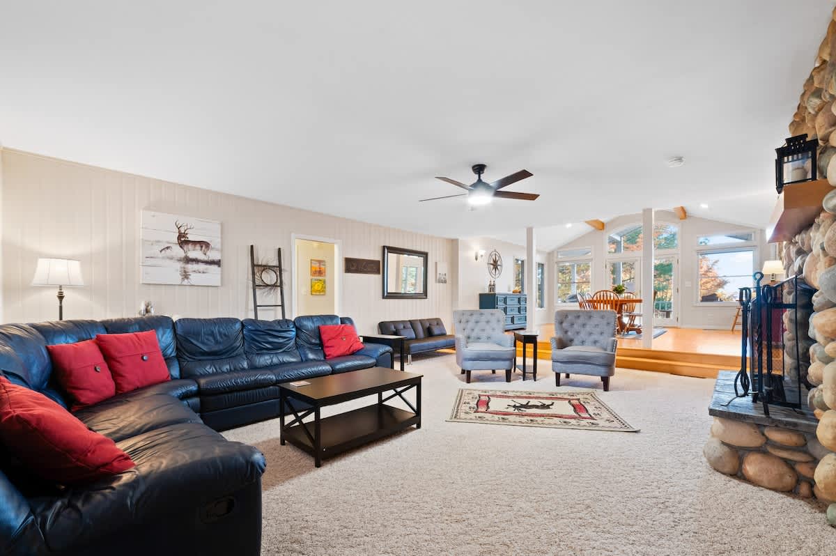Hilltop Home with Torch Lake Views — Bellaire, MI — vacation rental