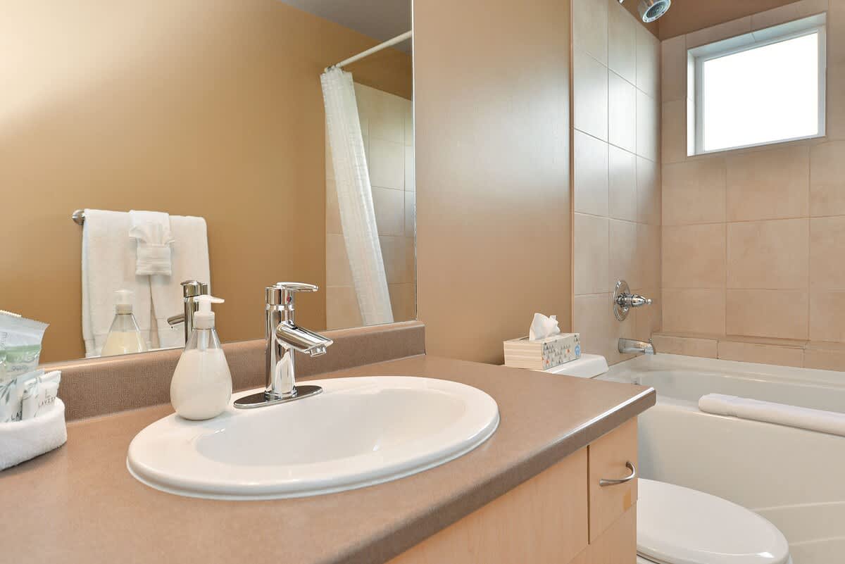 Main level suite 4th bathroom. 