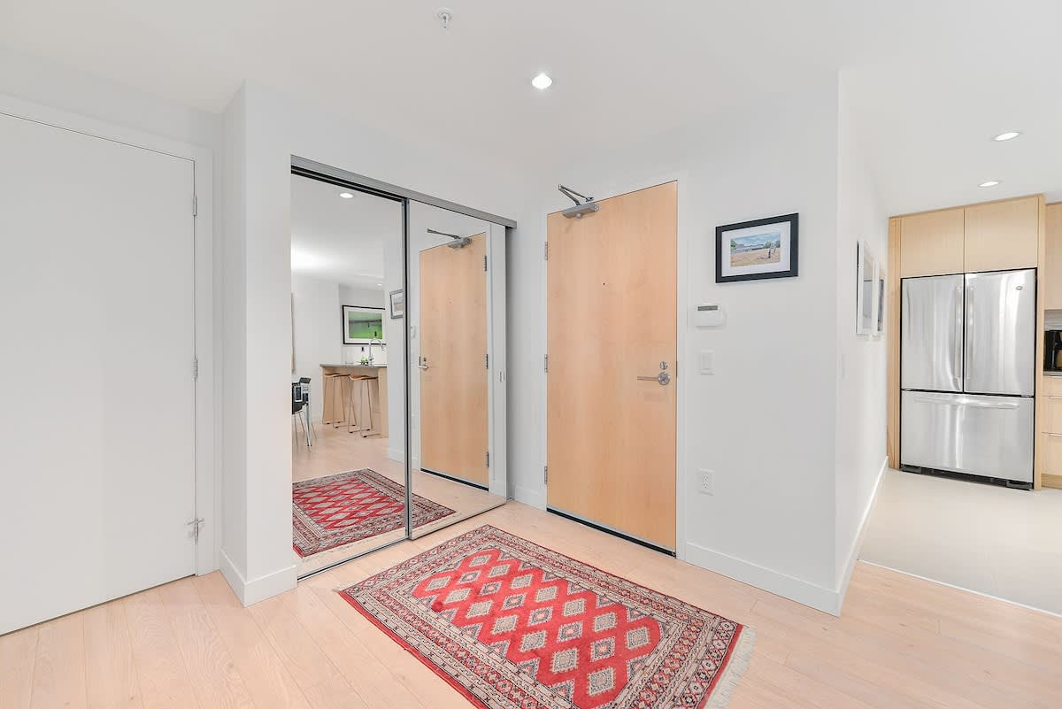 Inside entrance to the condo.