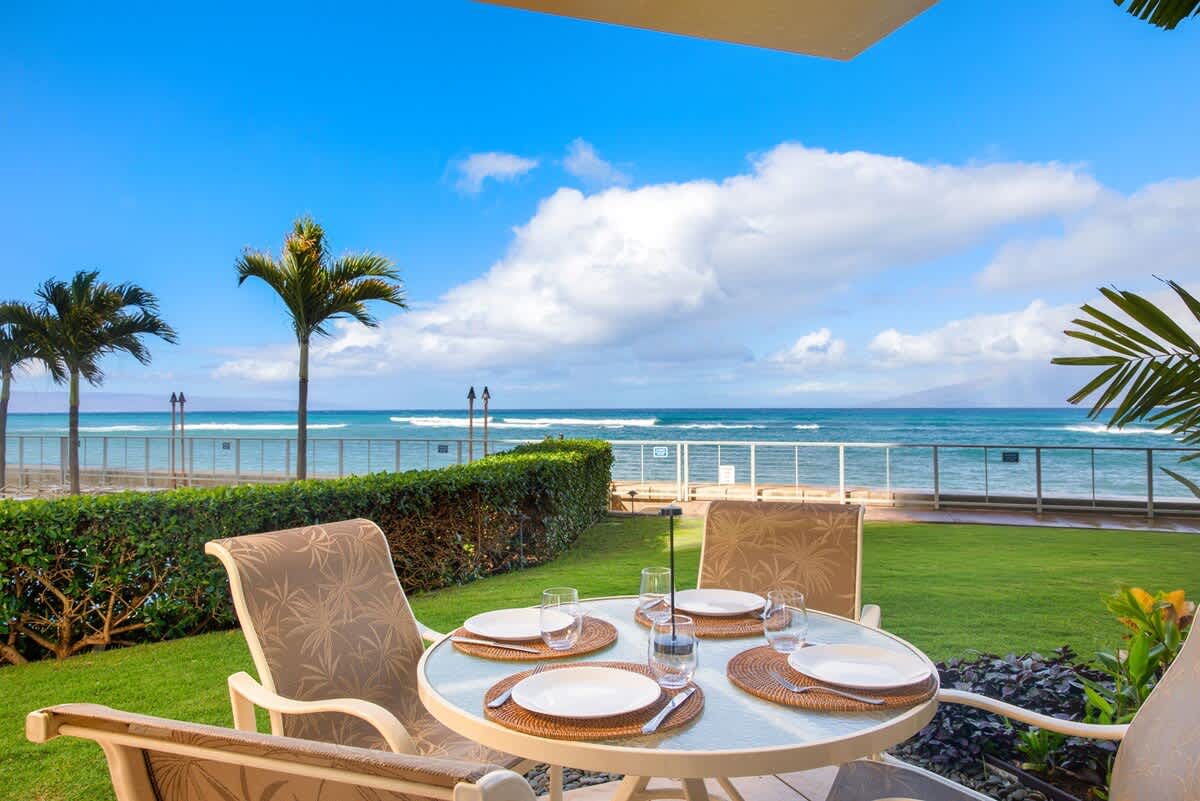 Zen by the Sea | Ground-Floor Oceanfront View | Two Lanai 5