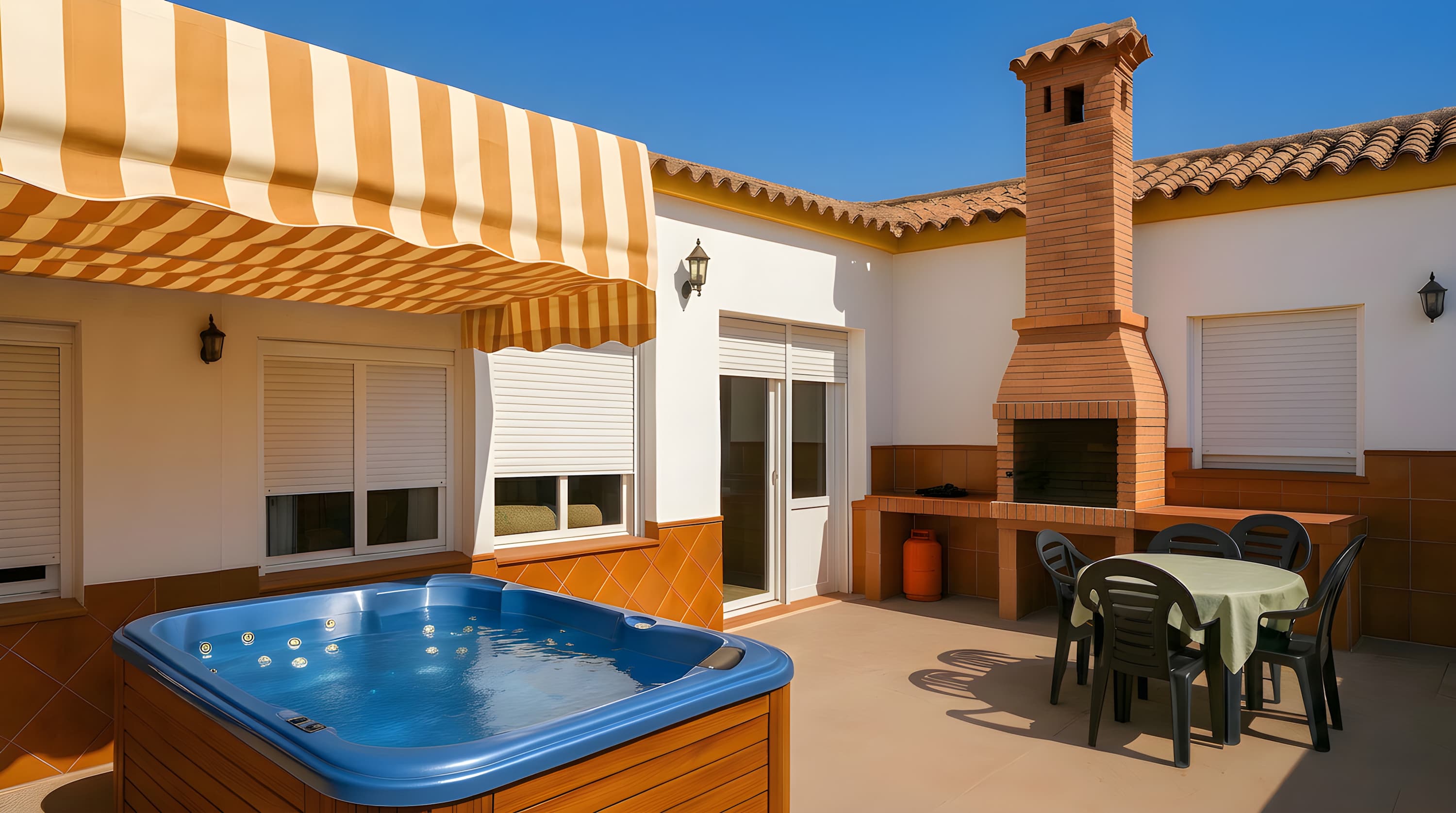 El Palmar Terraza y Jacuzzi exterior agua caliente  cerca de la playa - image 9