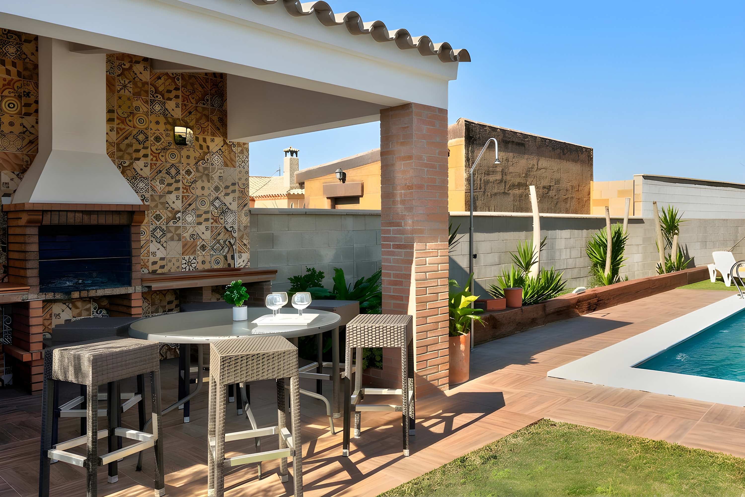 Villa con piscina privada, terraza y Wi-Fi - image 25