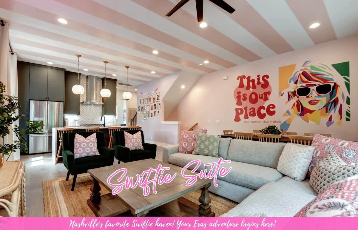 Swiftie Suite! Eras NashBash! 12 BEDs! ~2m to DT