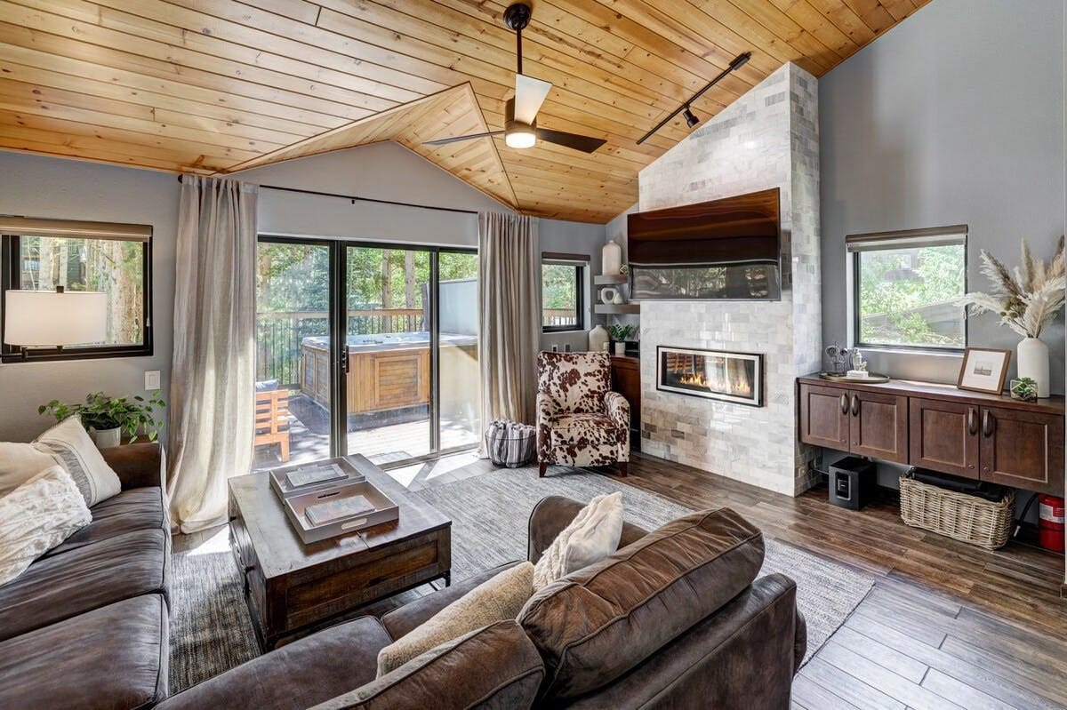 Luxe 2BR Chalet | Steps to Slope + Private Hot Tub — Breckenridge, CO — vacation rental
