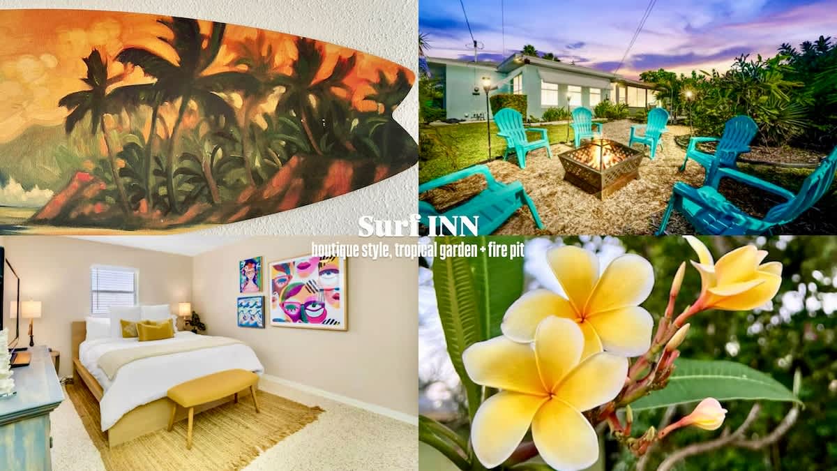 Lush Hideaway | Fire Pit | Mins to MAD Beach
