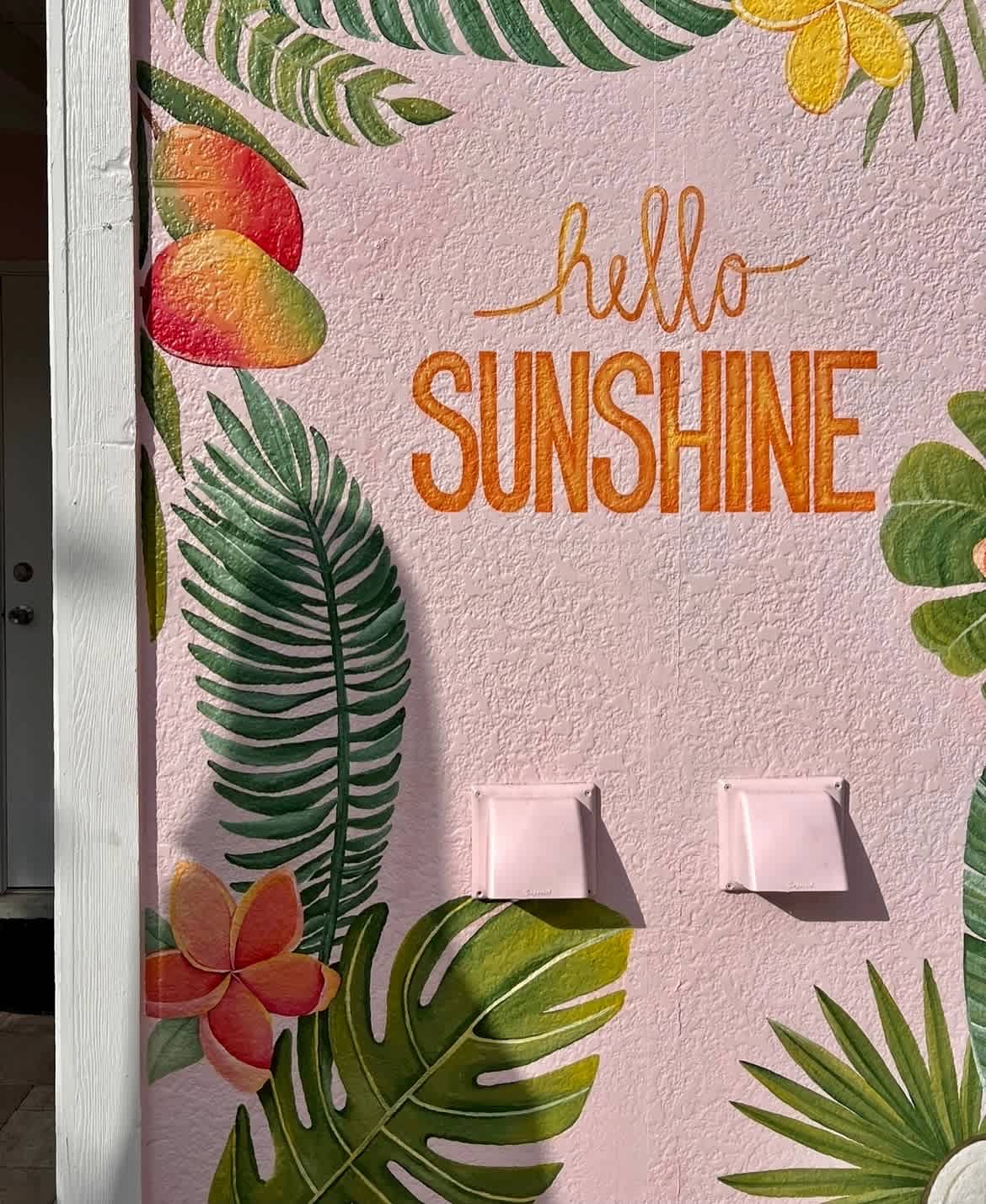 NEW MURAL ⭐️ SNAP A PHOTO & TAG US #SUNSHINEESCAPESIRB 