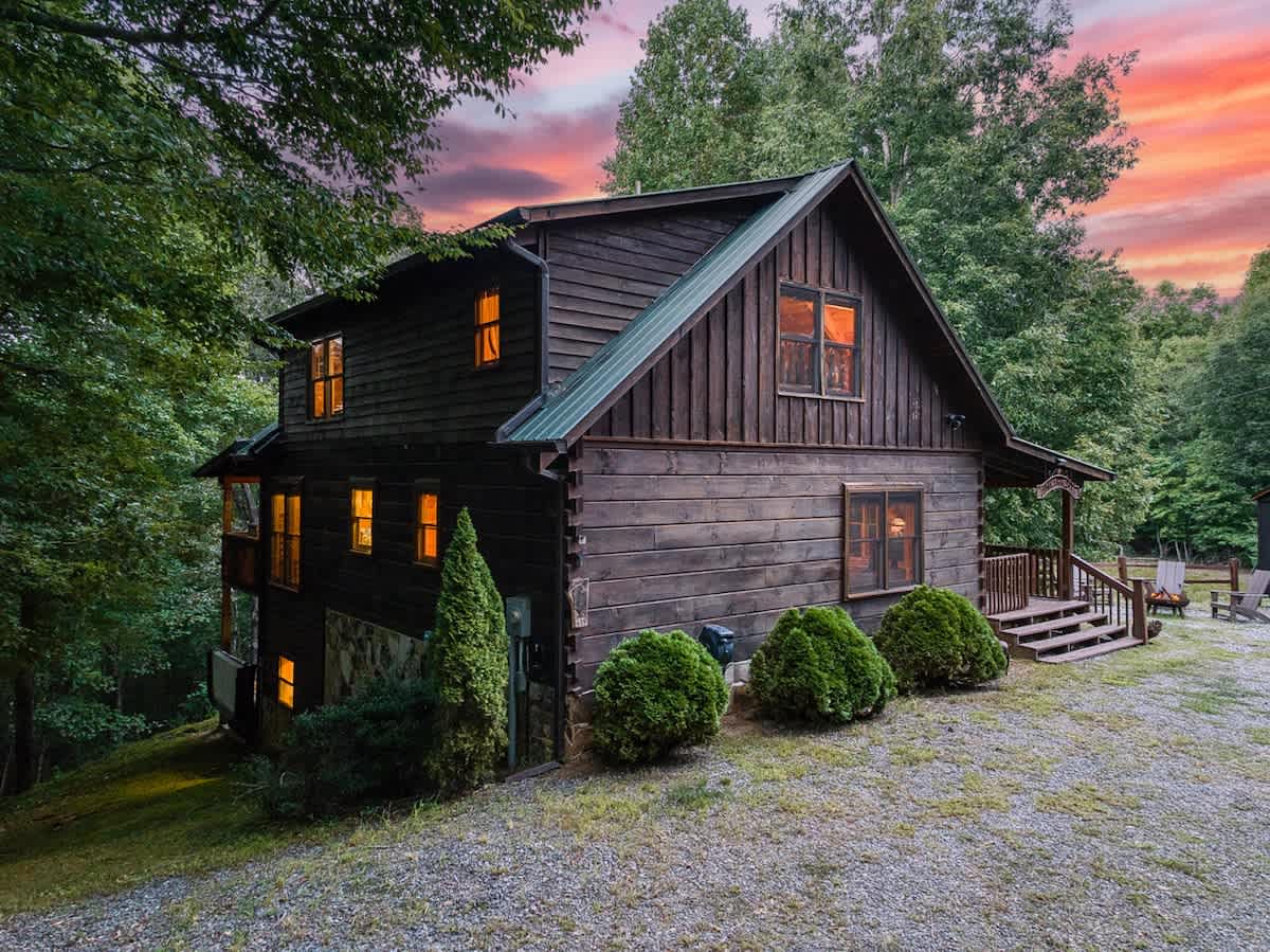 The Bucking Bison-Pets, private, hot tub, gameroom — Mineral Bluff, GA — vacation rental