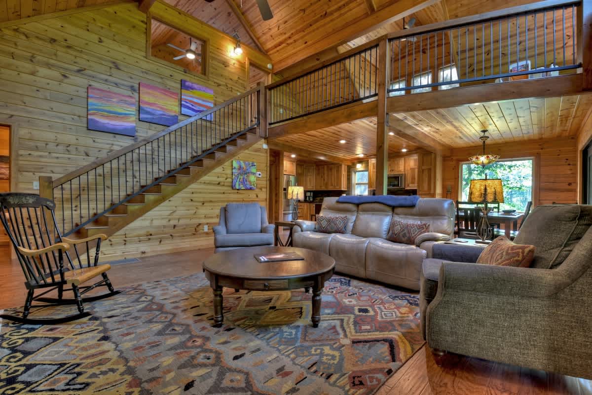 Our Druthers Lake House - dock, hot tub, game room — Blairsville, GA — vacation rental