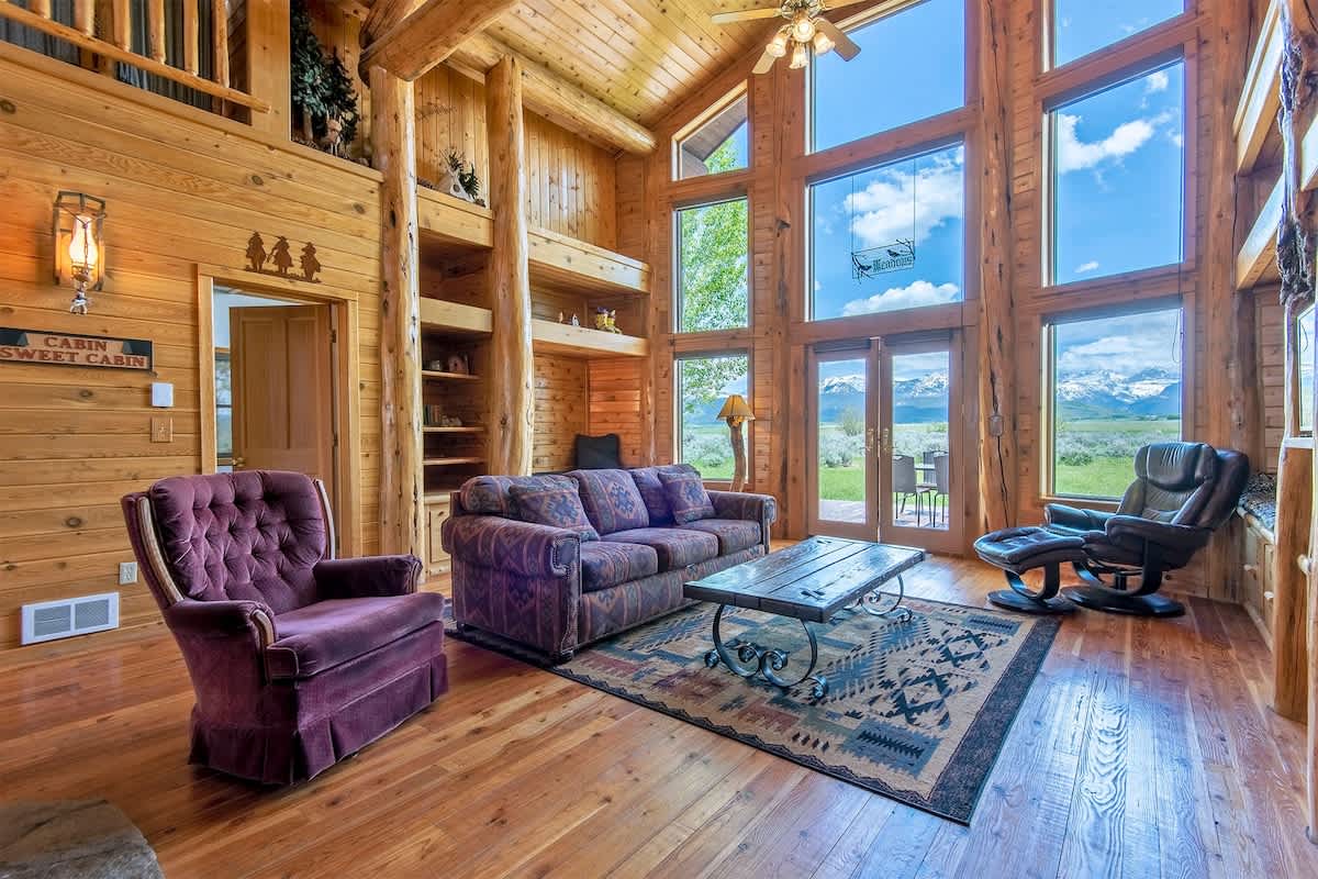 Timber House with Unobstructed Teton Views