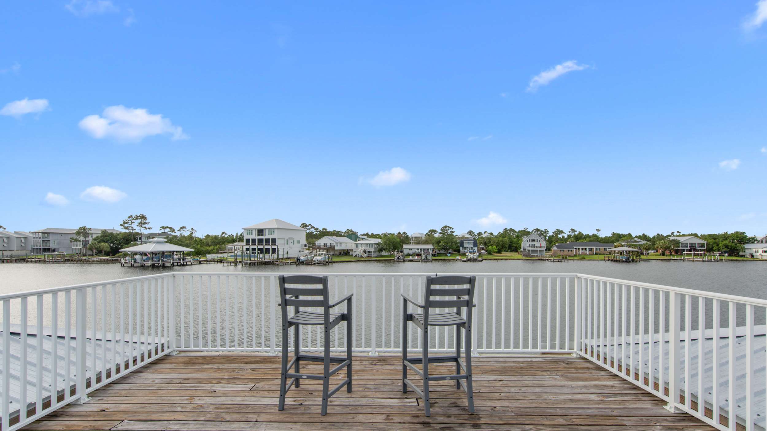 Waterfront views are just a few steps away at the community boat dock!