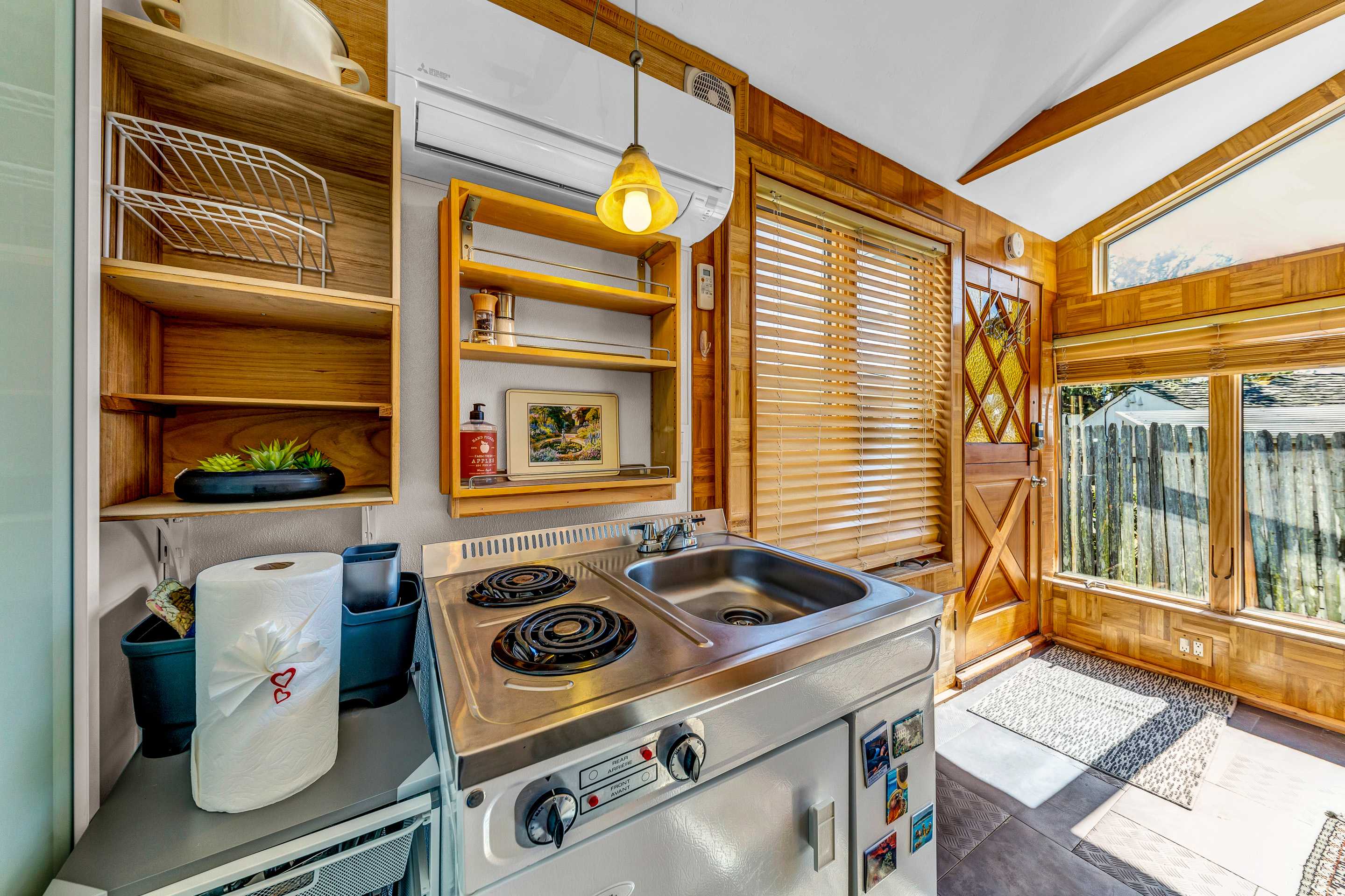 Indulge in small culinary delights with the perfect kitchenette setup