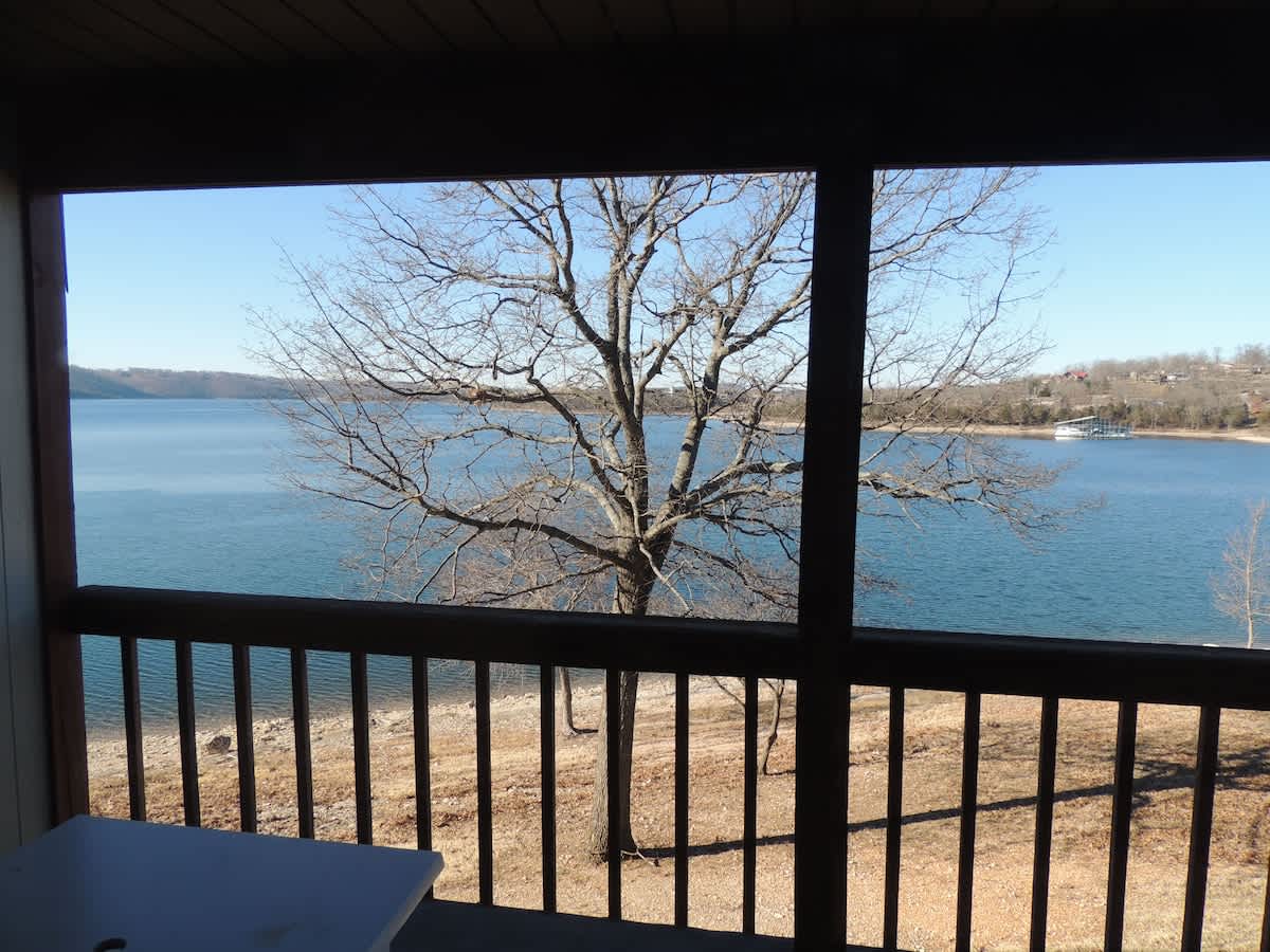 Winter Deck view