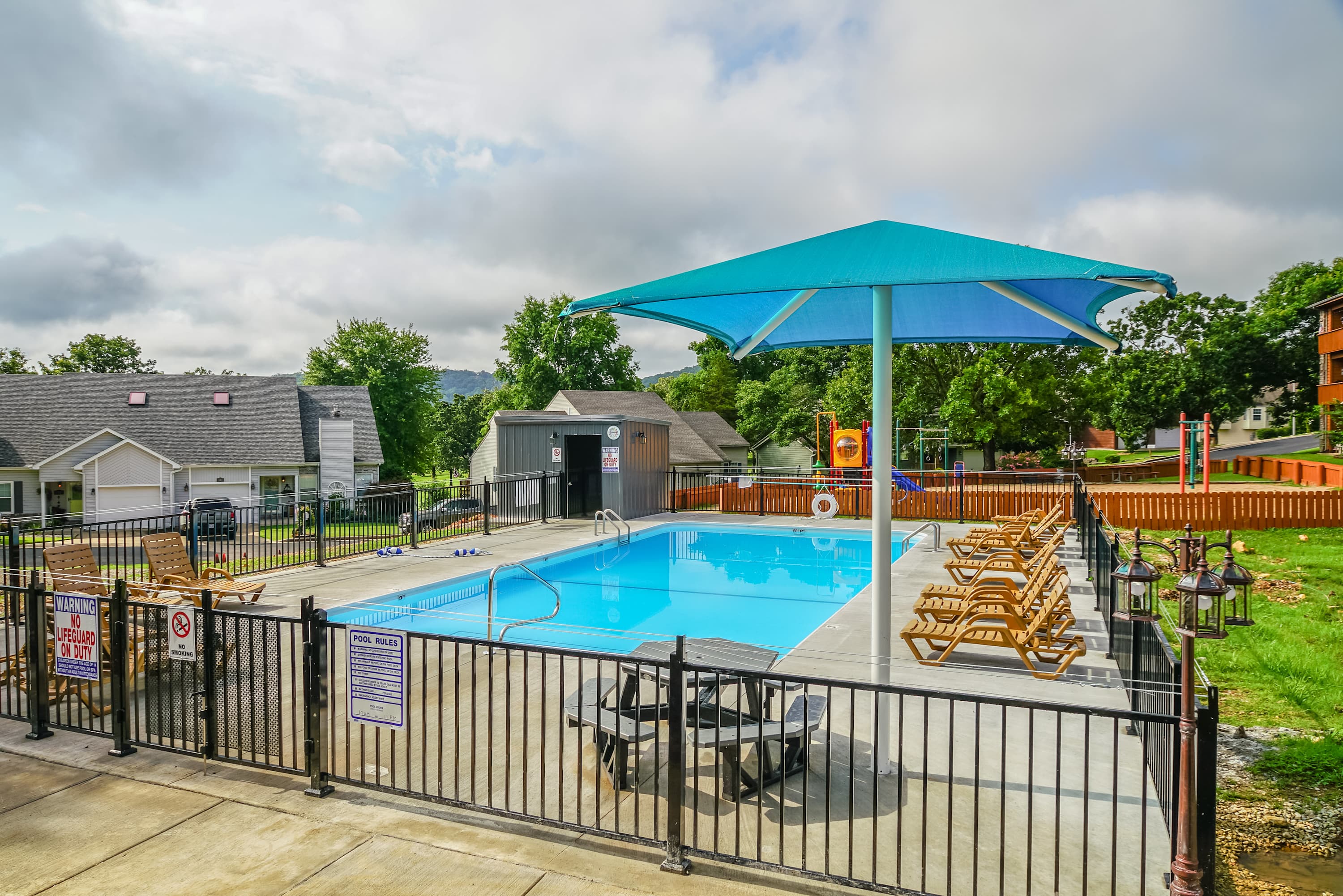 Take advantage of the complex amenities