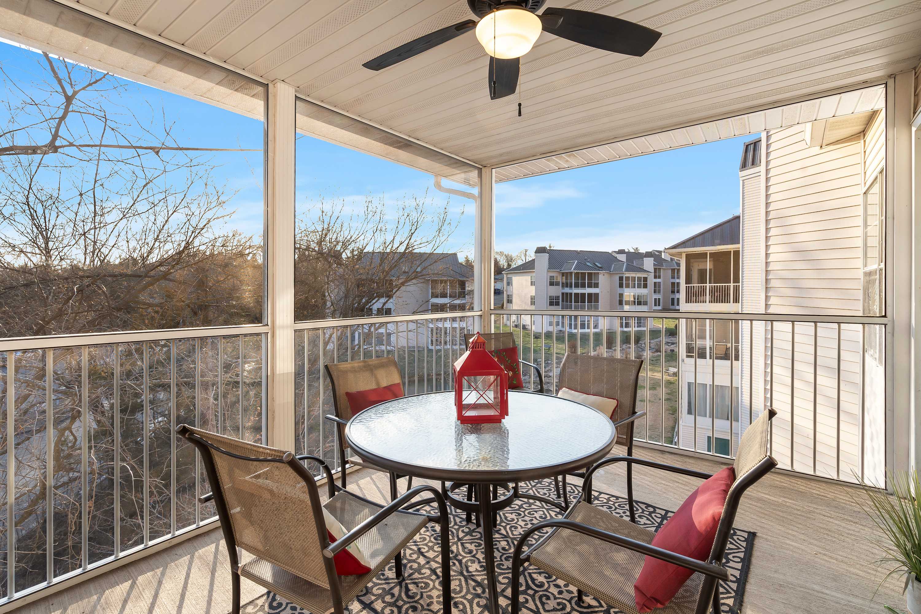 Savor your morning coffee or unwind with your favorite evening beverage on the private balcony