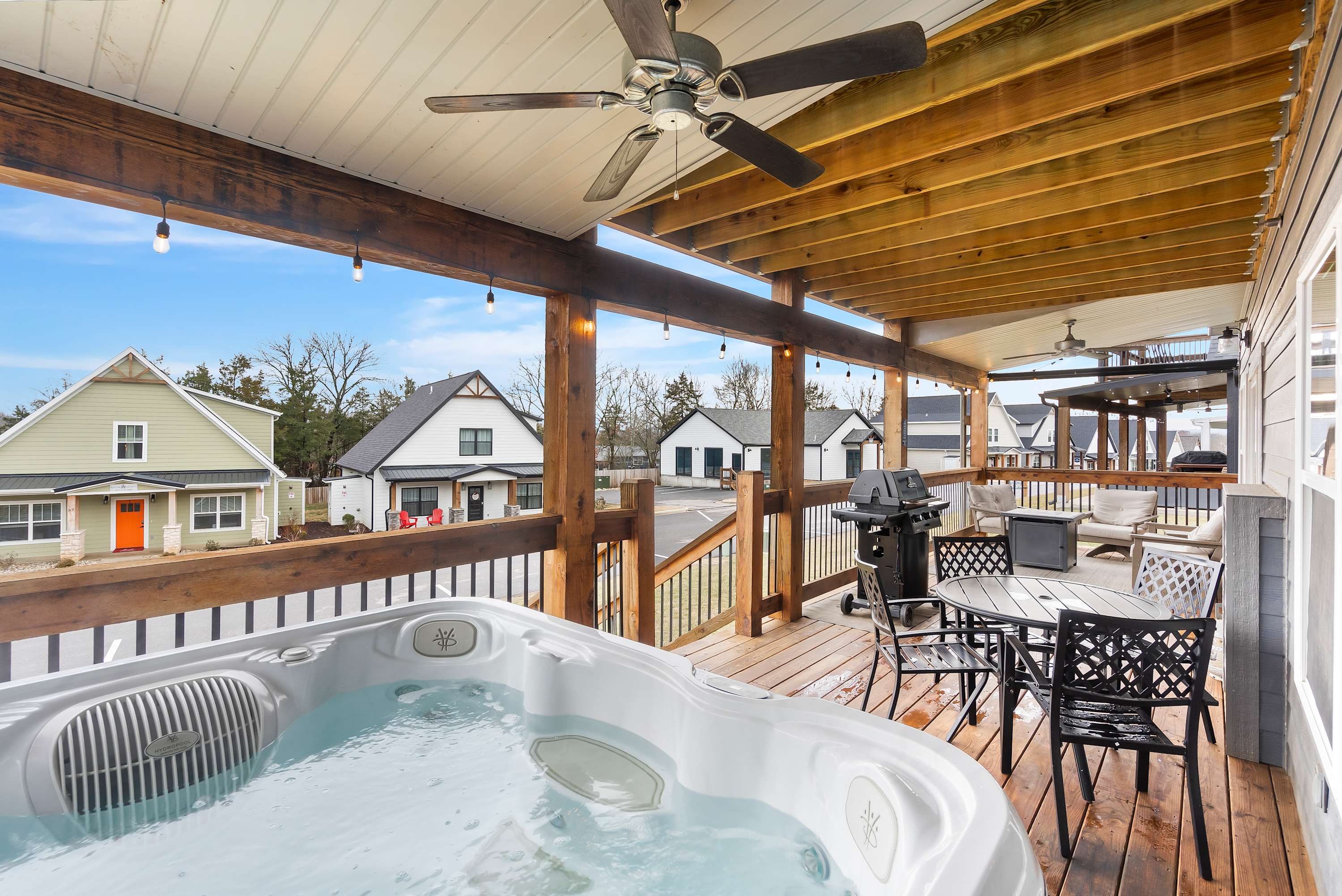 Escape to the deck for serene relaxation and scenic views