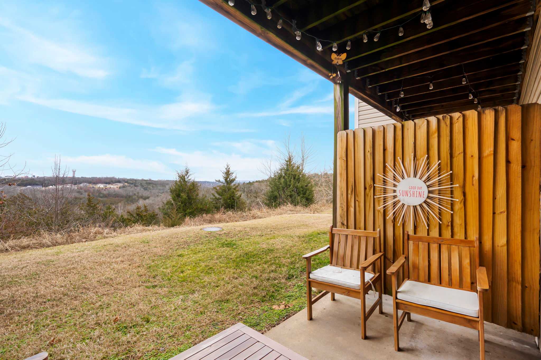 Kick back & relax with gorgeous natural views on the shaded patio