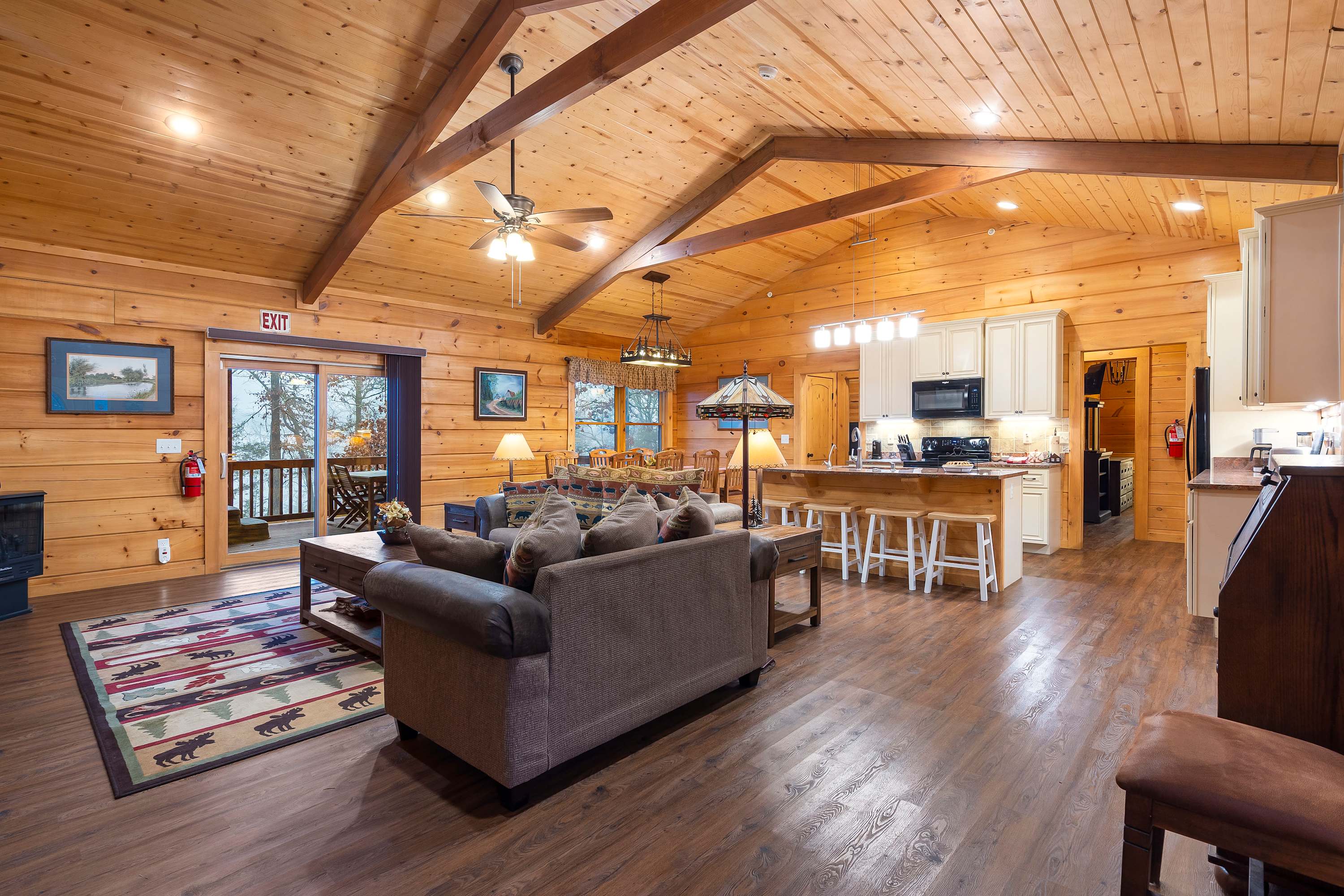 Illuminate your experience with a spacious and airy living area