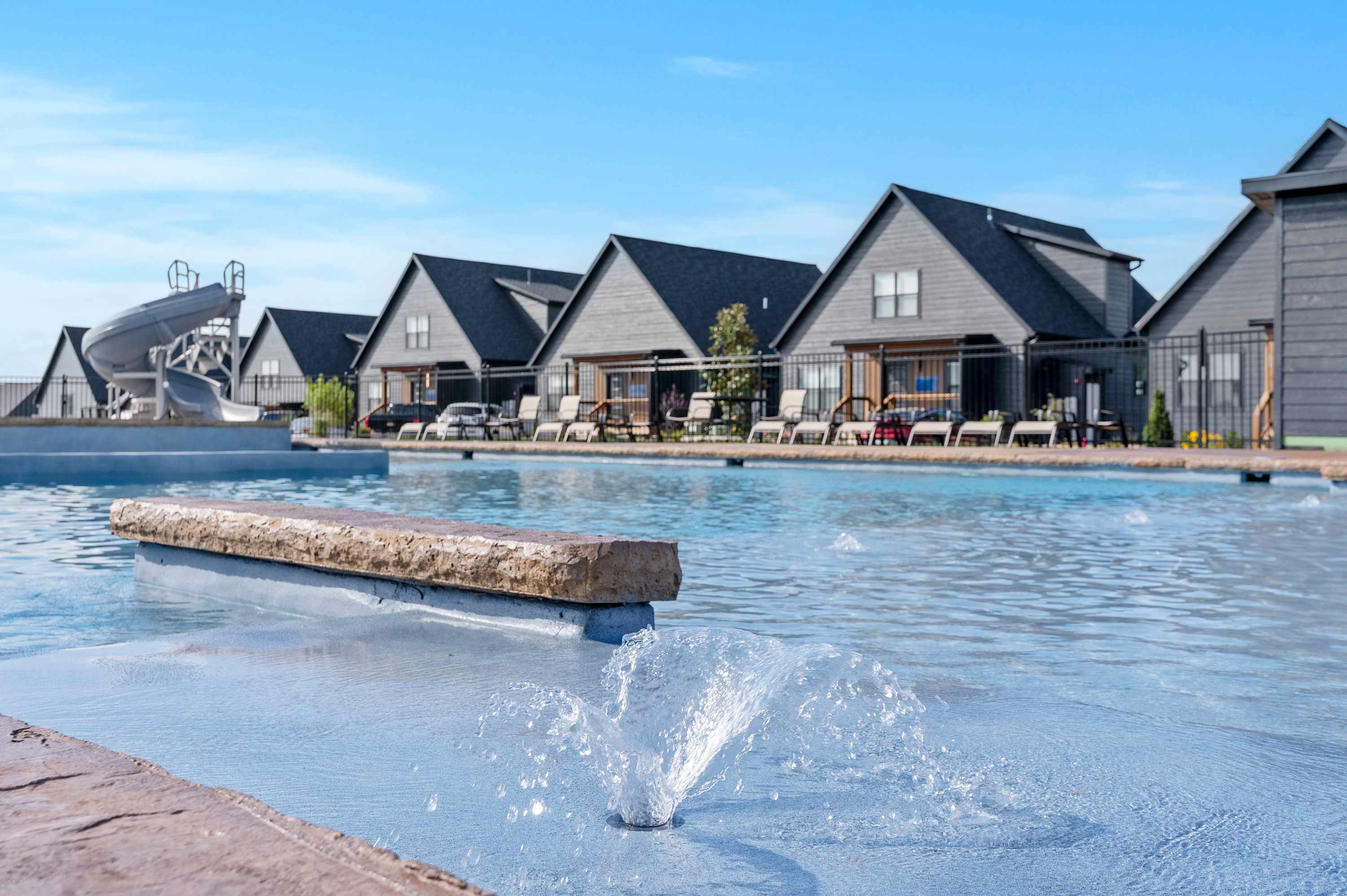 Dive into excitement at the pristine seasonal communal pool, just steps away!