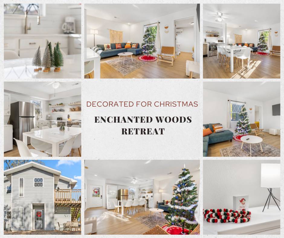 Enchanted Woods Retreat-Decorated for Christmas