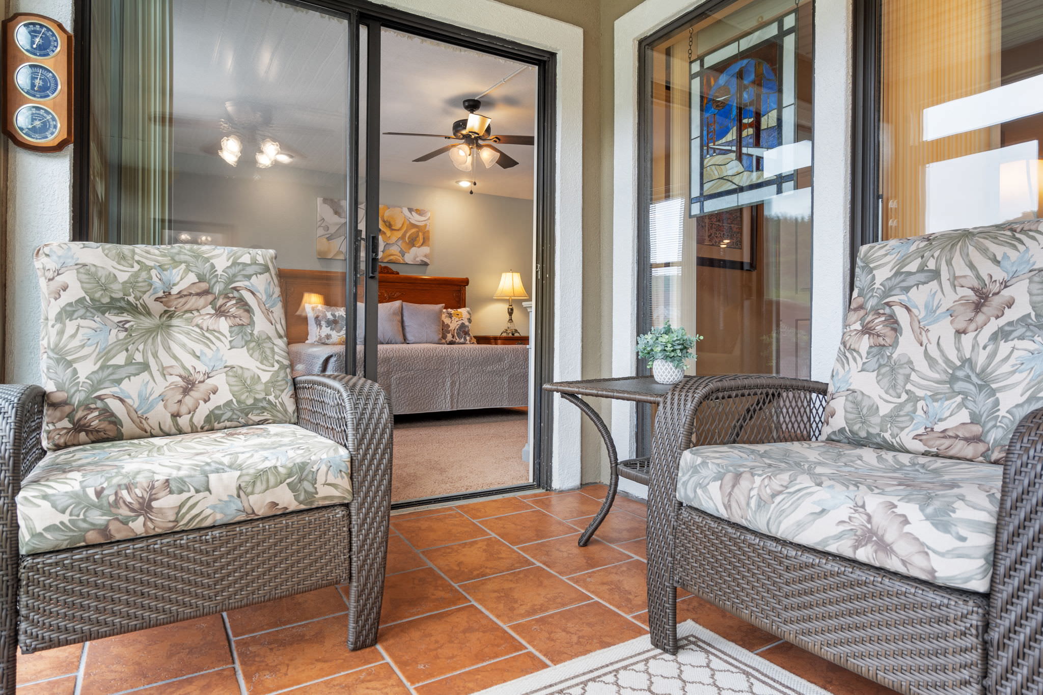 Ample seating for family and friends