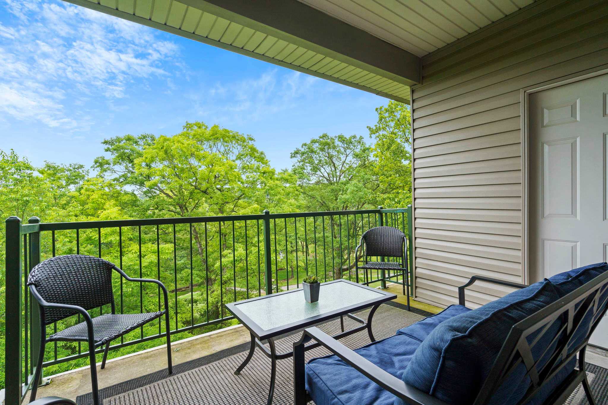 Enjoy a time to relax outside on the balcony