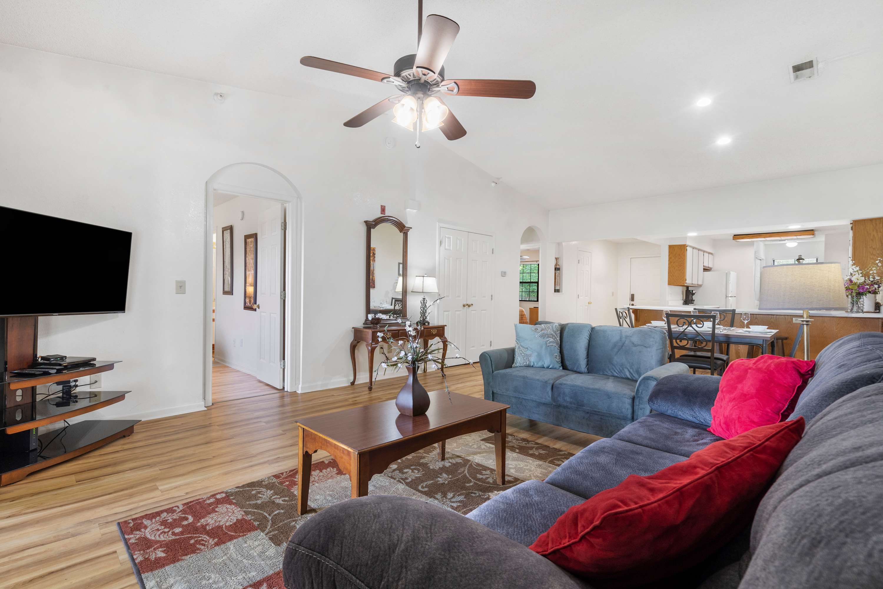 Take a break on the comfy couches