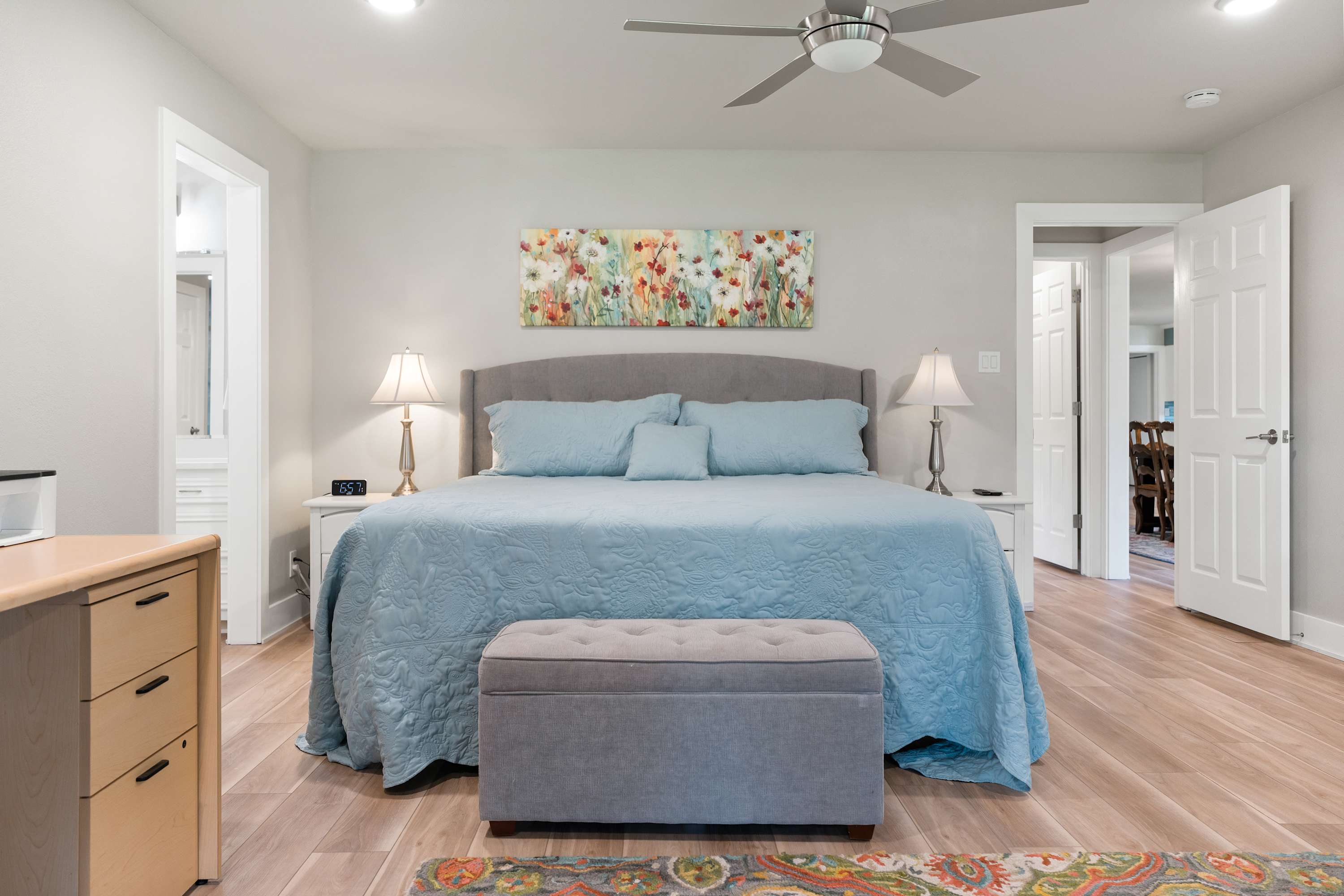 Bedroom #1 with King Bed, Smart TV