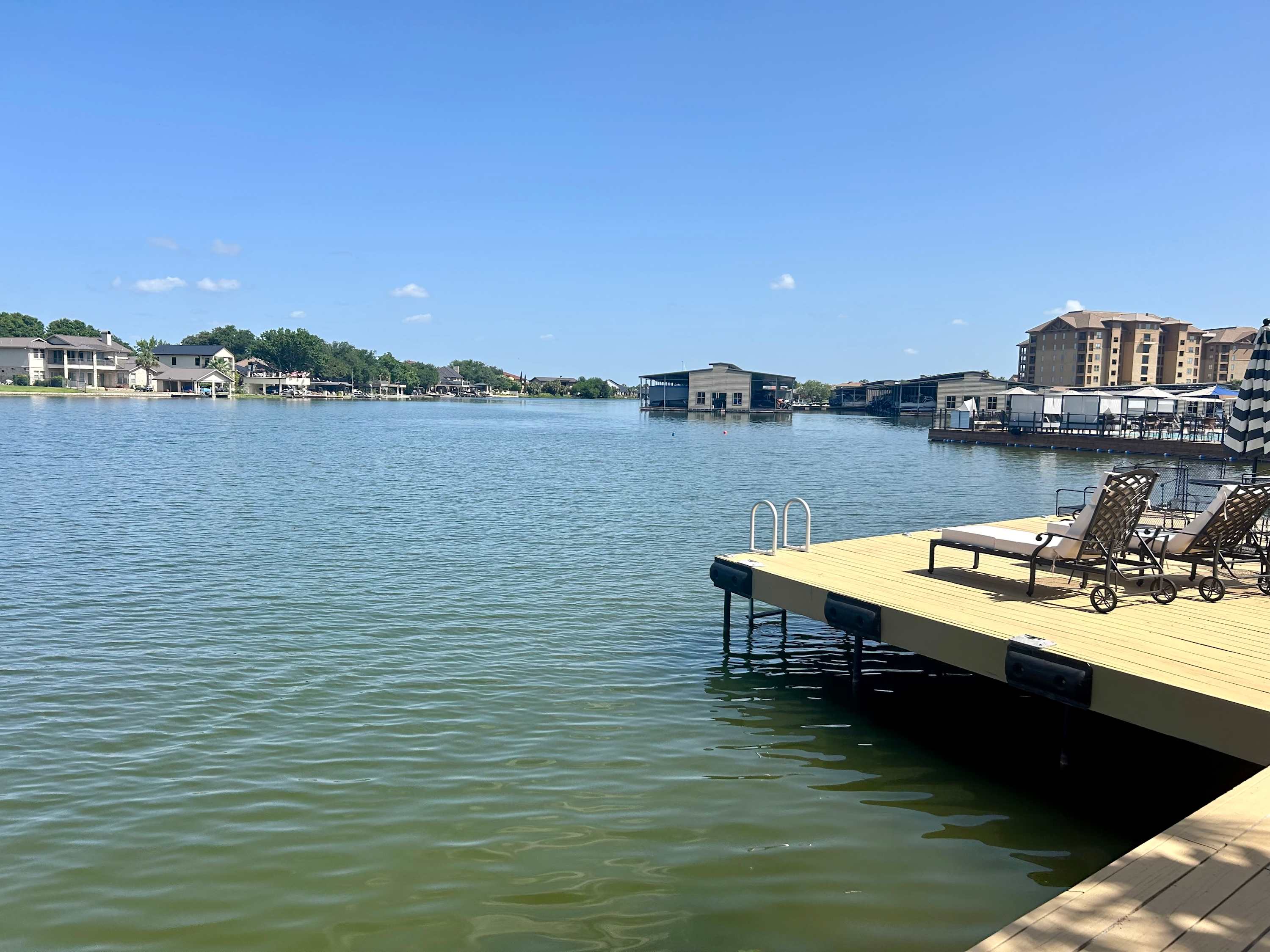 No wake zone swimming area