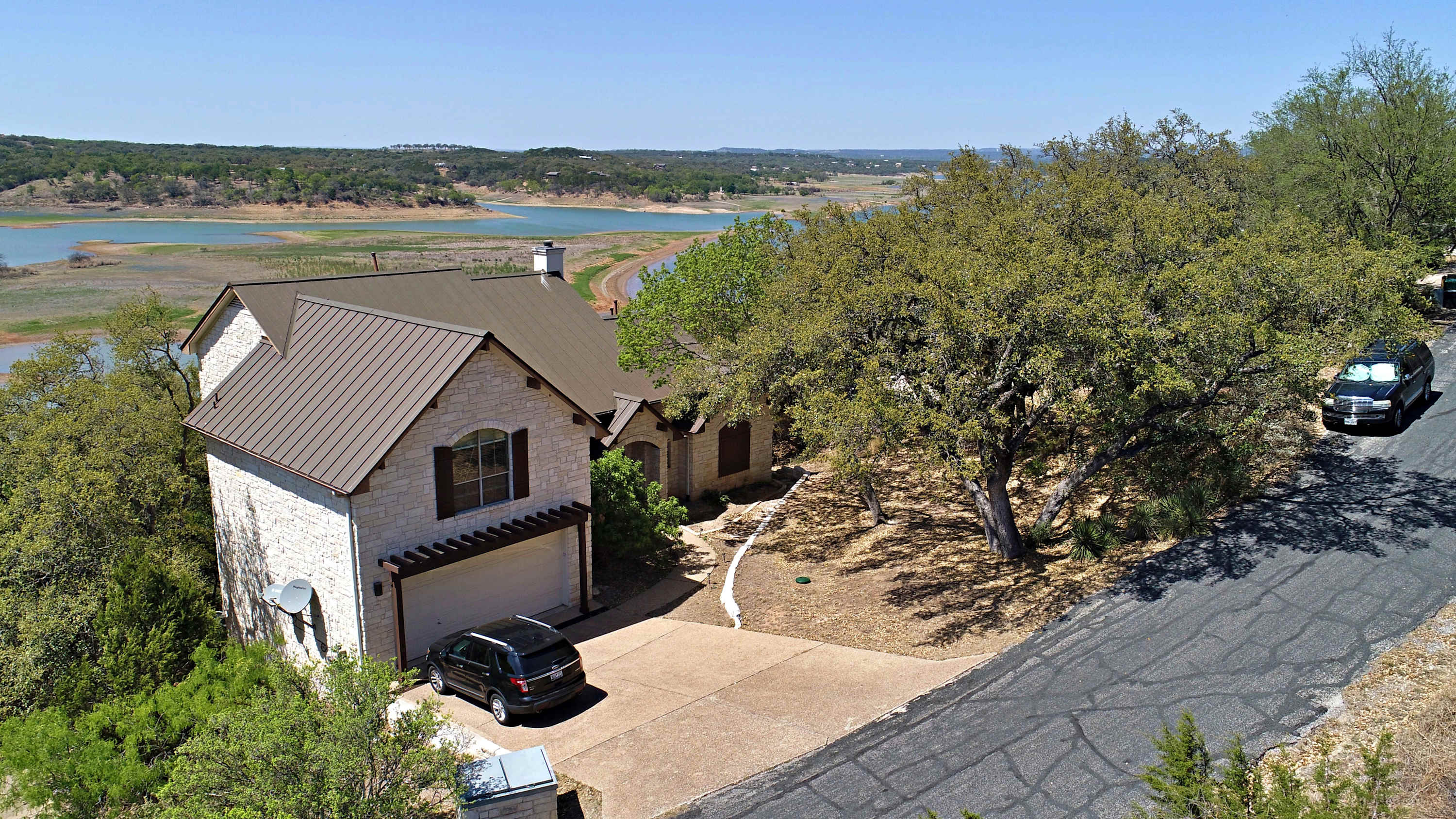 Front exterior aerial view