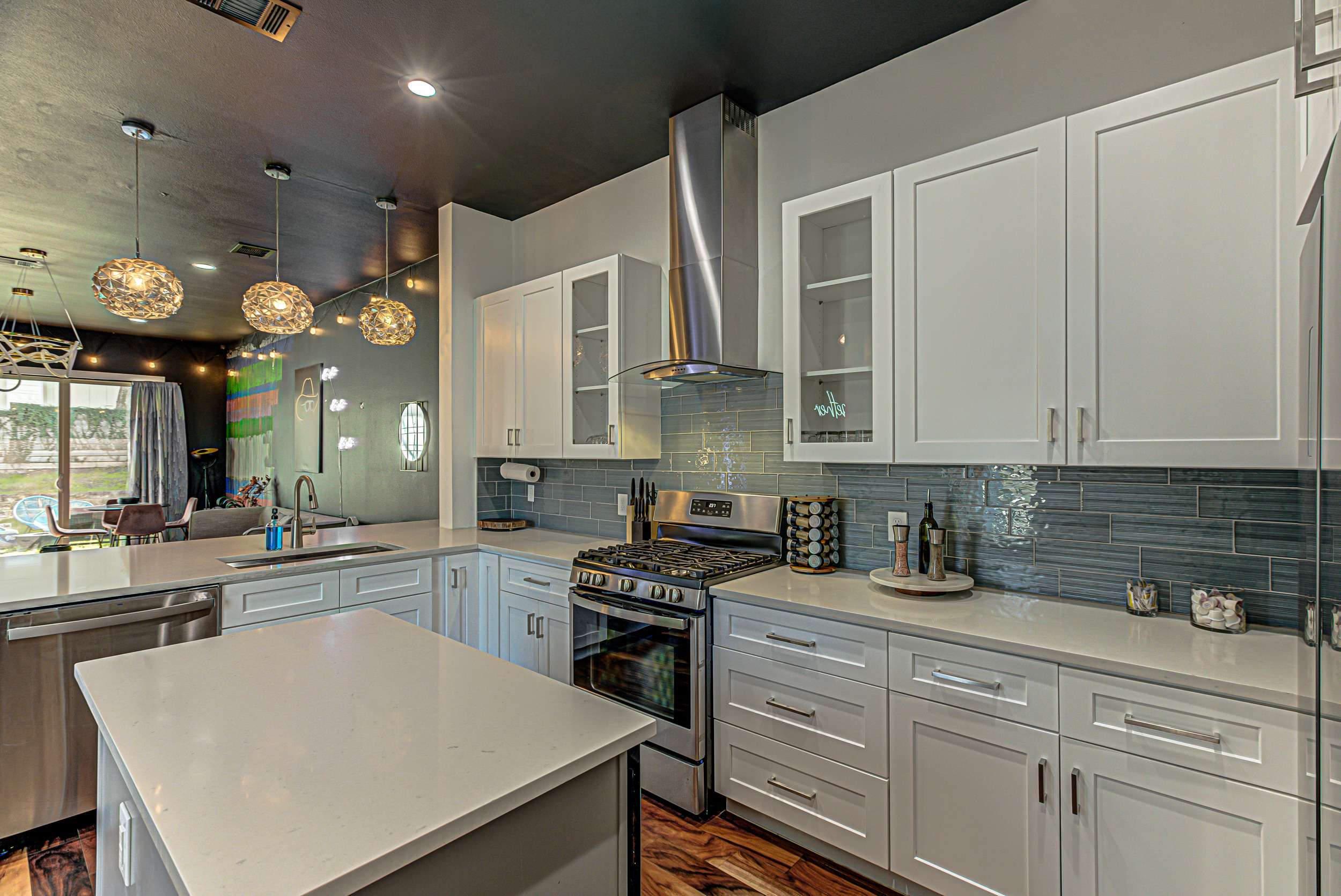 Prepare your favorite meals in the full kitchen 