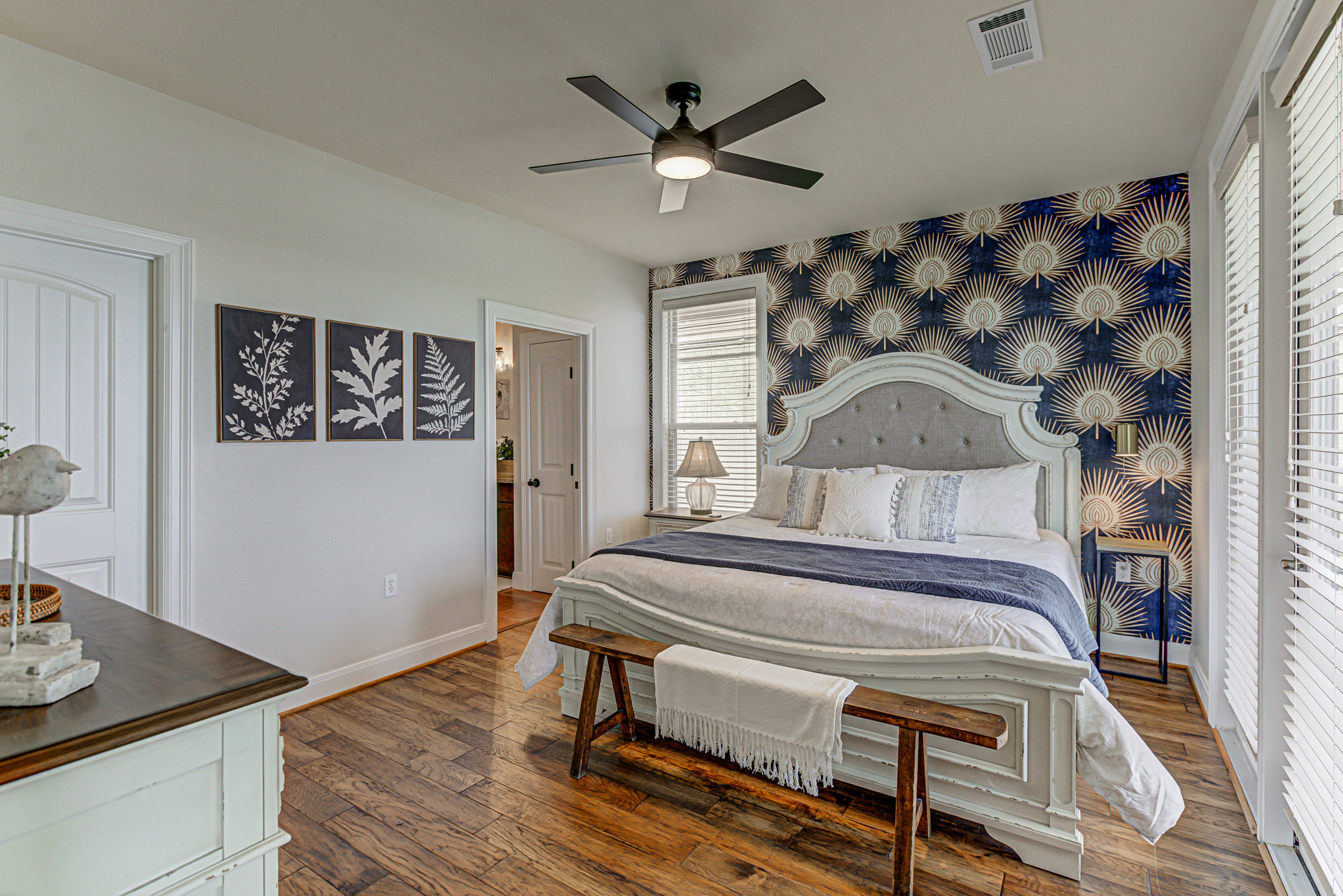 Sleep soundly on lush bedding in each room 