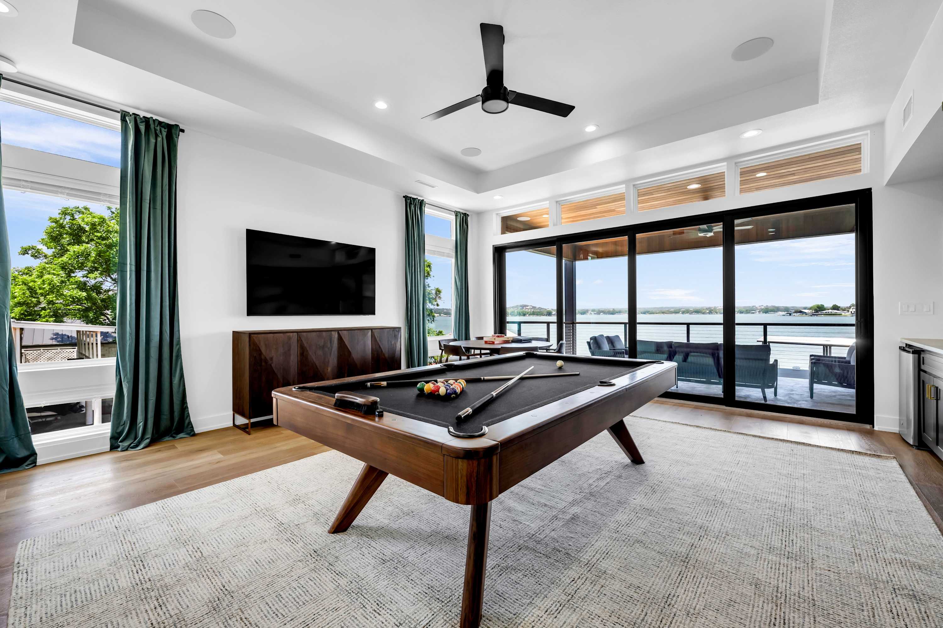 Spend hours of fun in the game room 