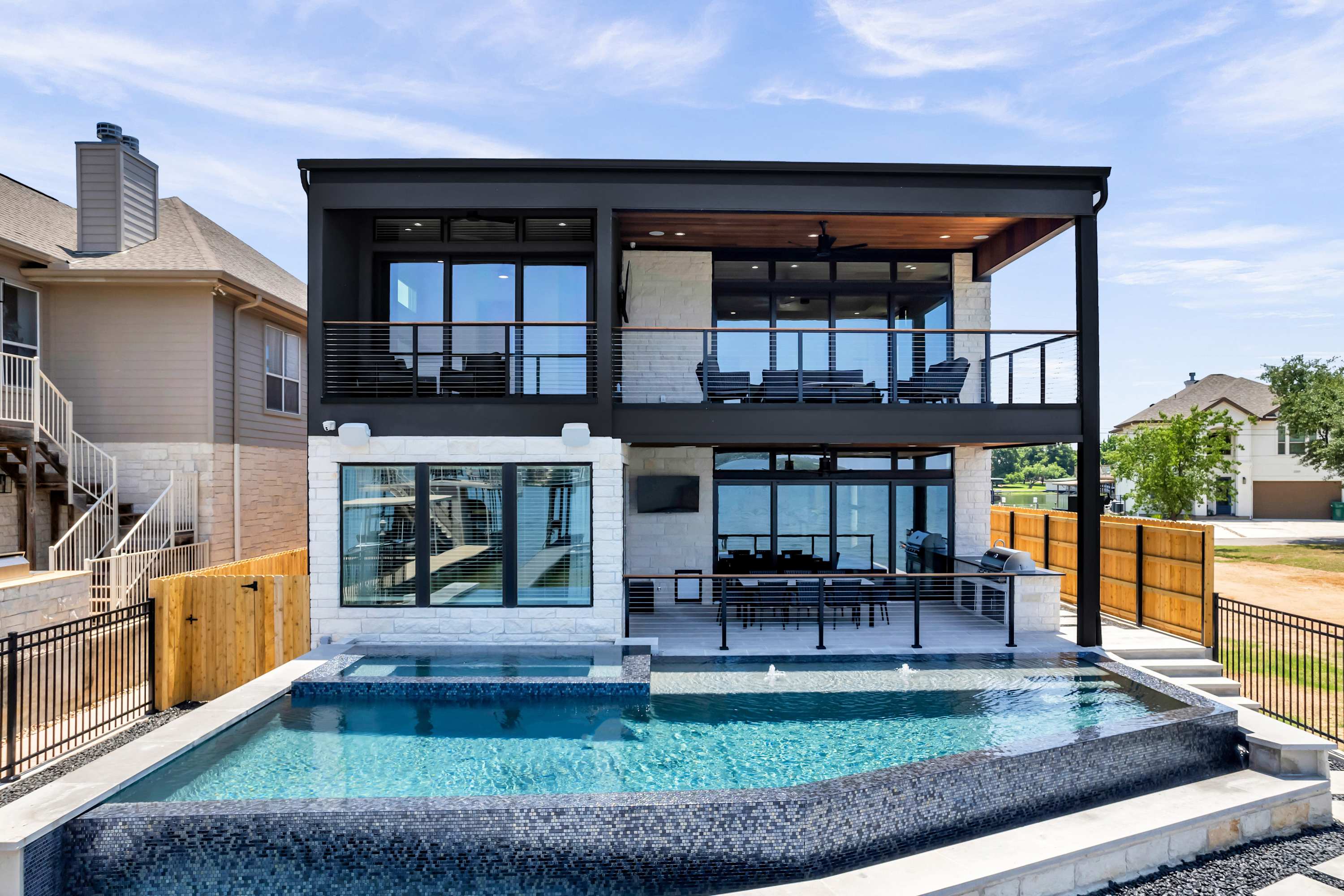 Featured Property Lakefront Stay for 16 with Pool, Dock, & Game Room!