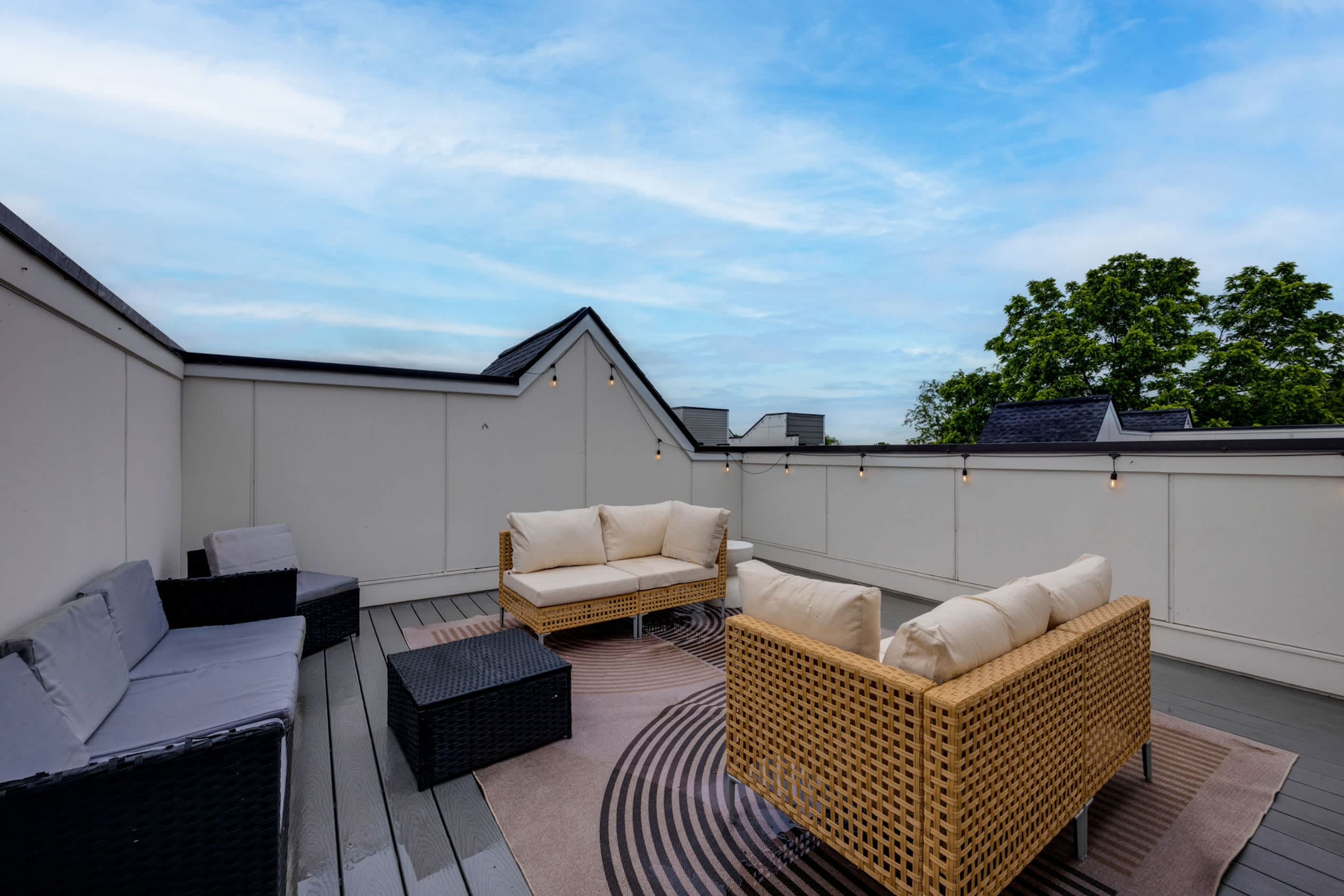 Enjoy the fresh air on the rooftop deck