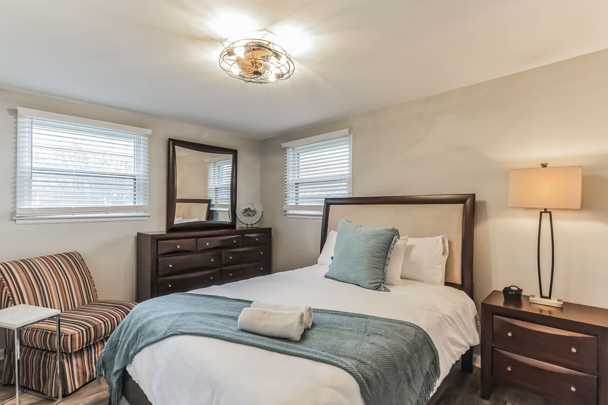 Rest peacefully on comfortable bedding